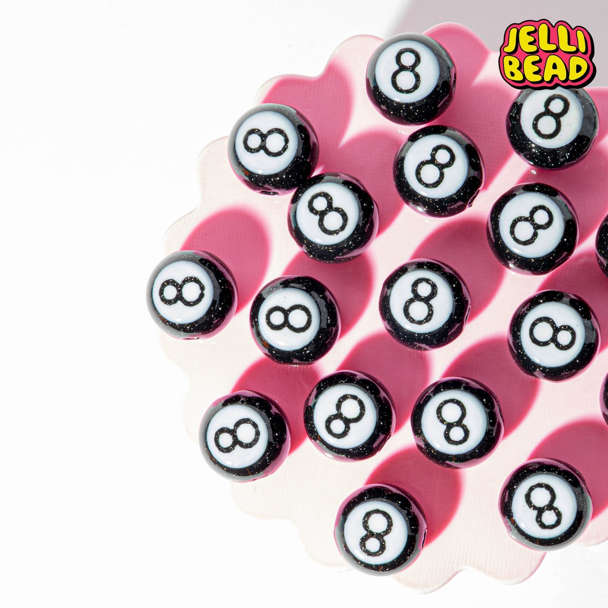 8 Ball Beads - Jelli Bead Kandi Beads