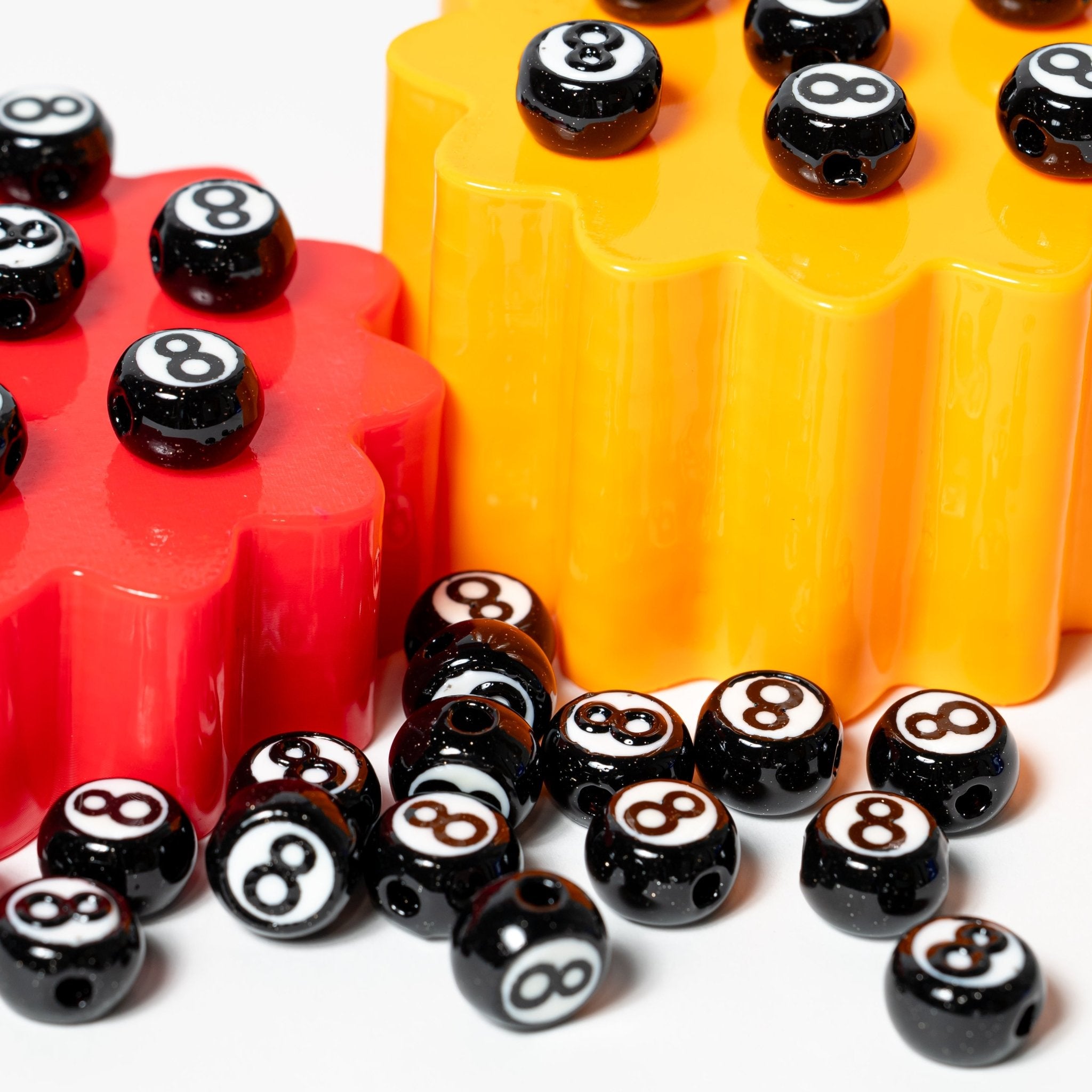 8 Ball Beads - Jelli Bead Kandi Beads