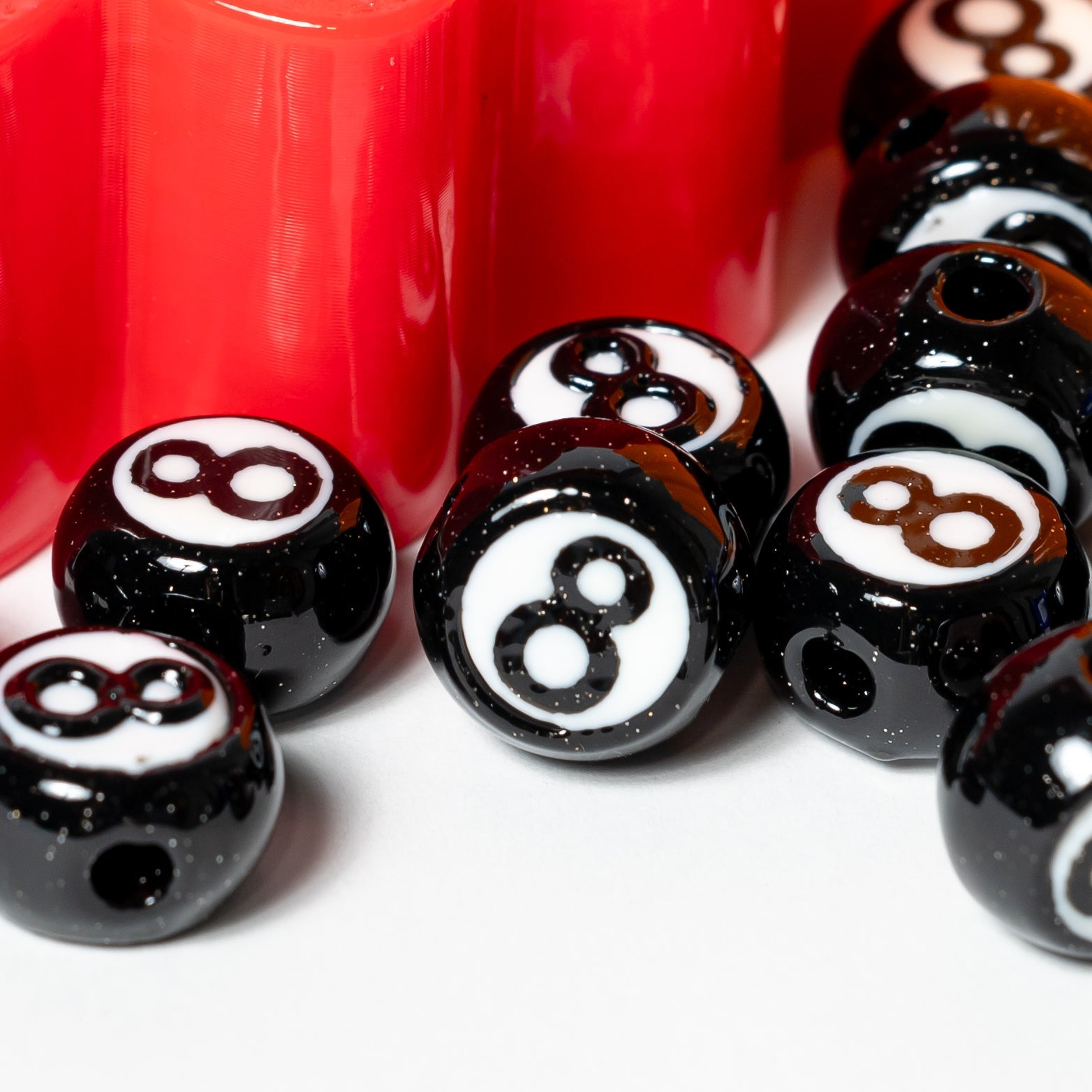8 Ball Beads - Jelli Bead Kandi Beads