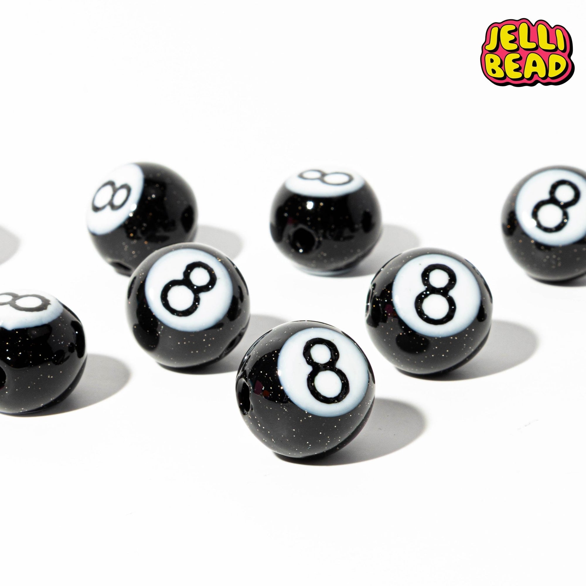 8 Ball Beads - Jelli Bead Kandi Beads