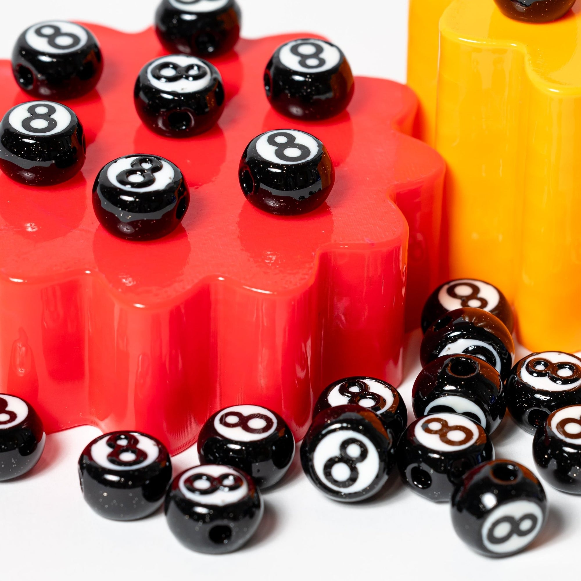 8 Ball Beads - Jelli Bead Kandi Beads