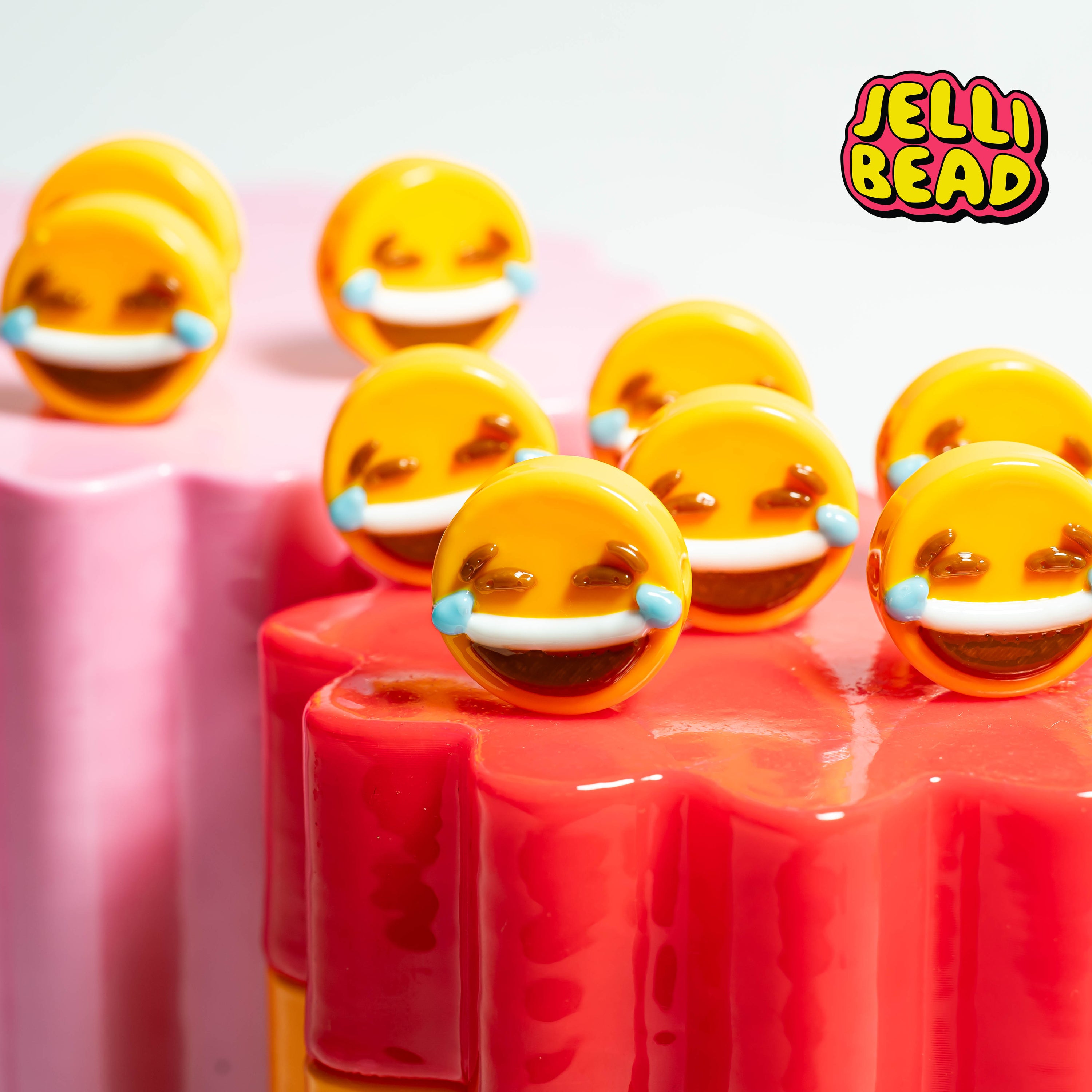 Crying Laughing Emoji Beads