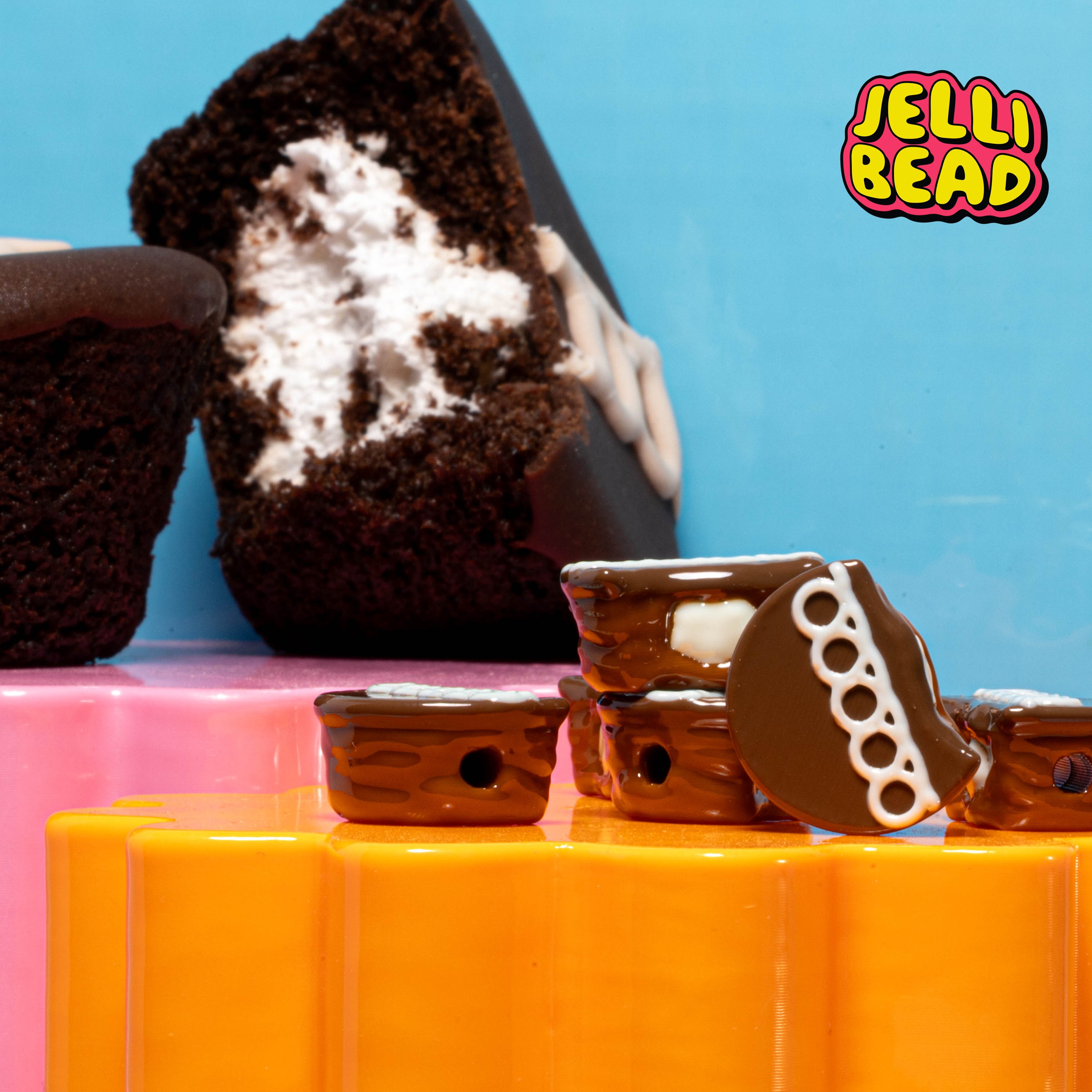 Chocolate Cupcake Beads