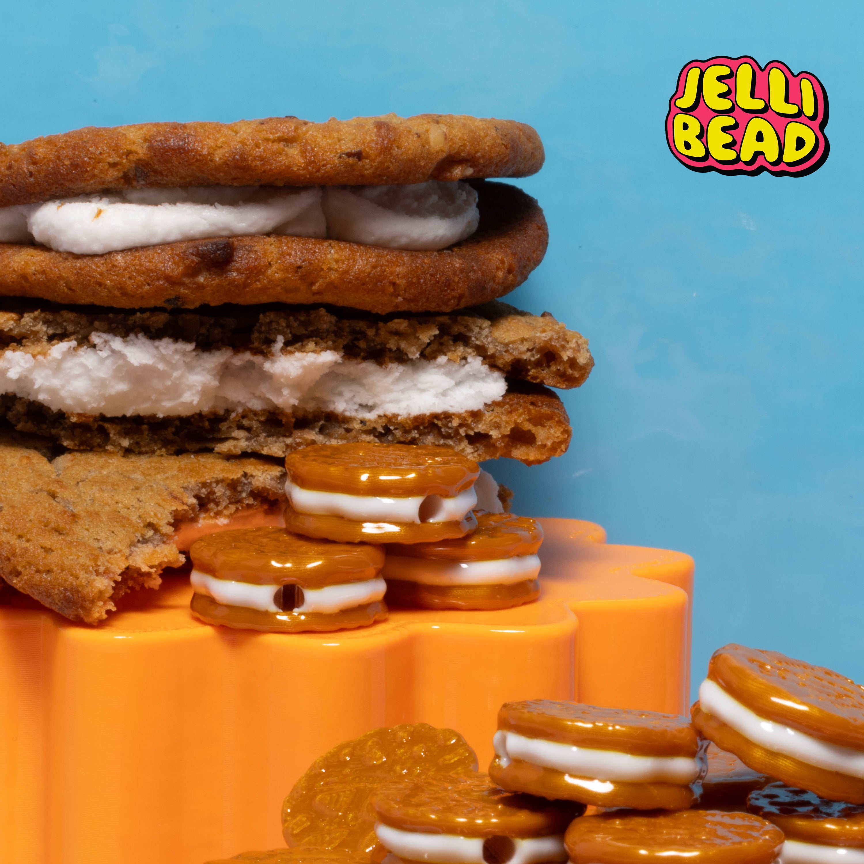 Oatmeal Cream Pie Beads