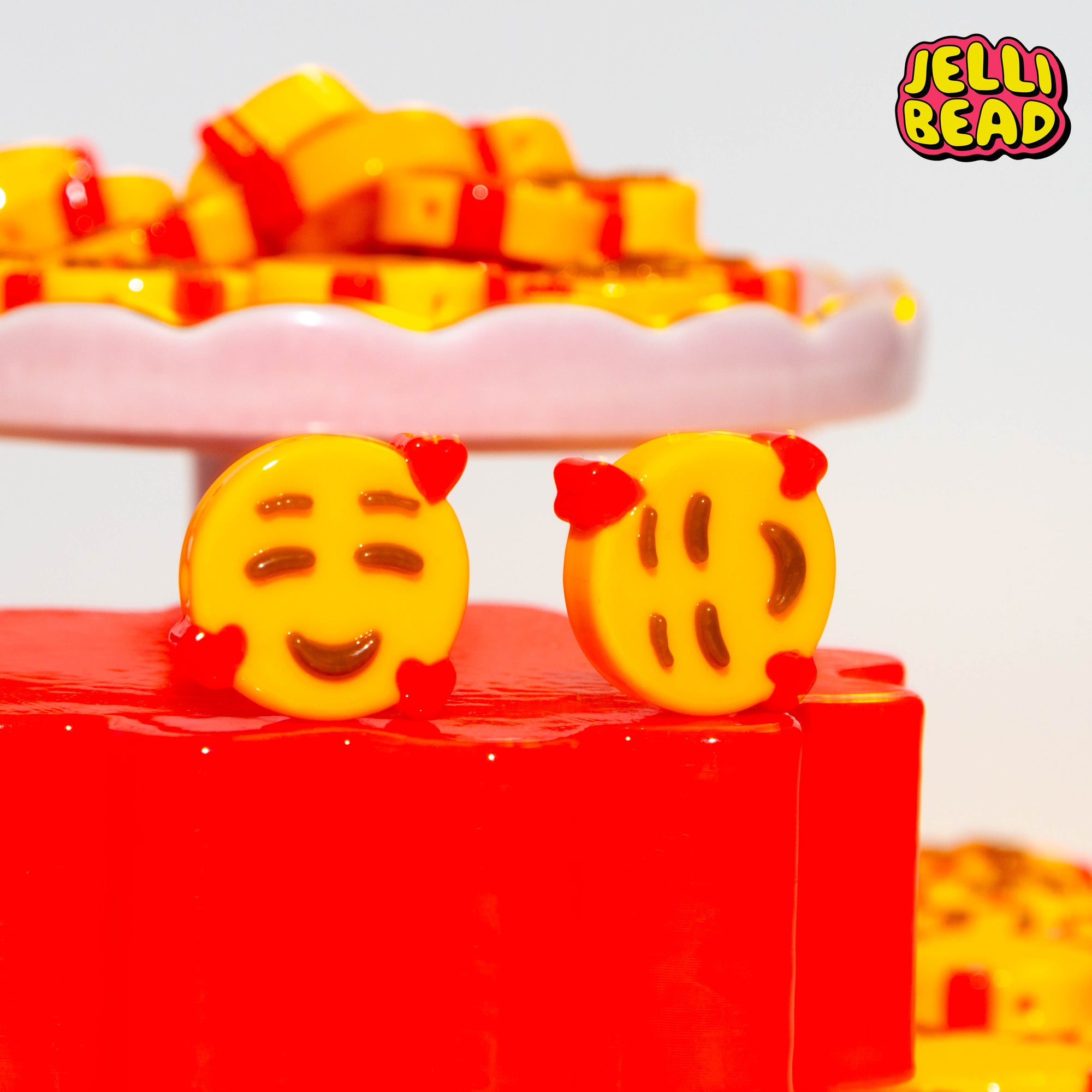 Heart Face Emoji Beads