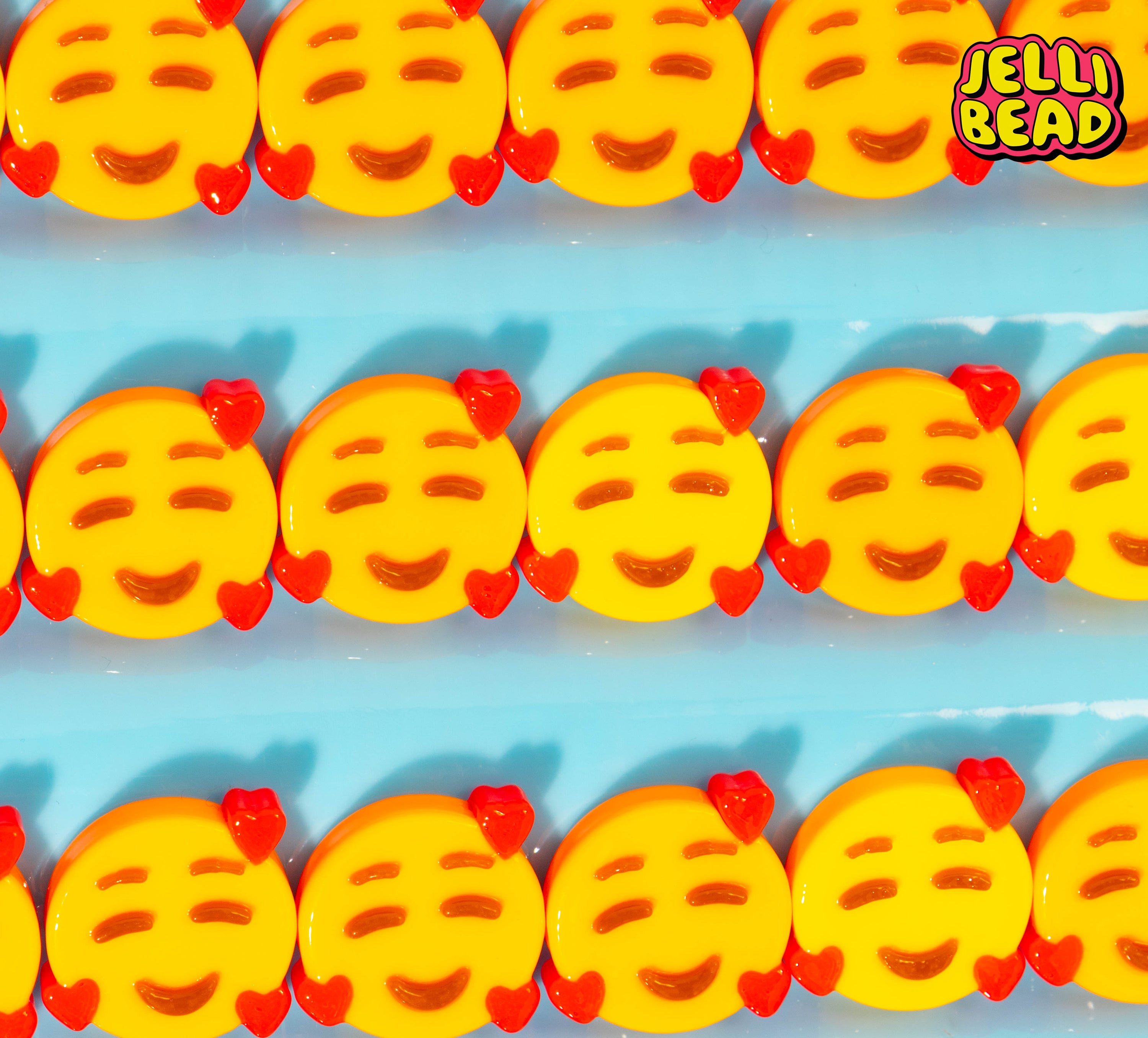 Heart Face Emoji Beads