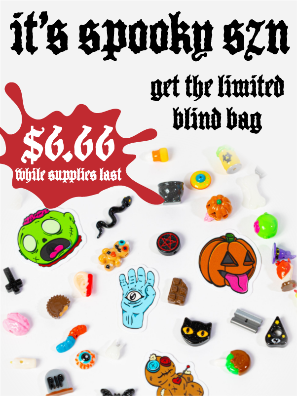 It's spooky szn: get the limited Sweet n Spooky Blind Bag of Halloween kandi beads, $6.66 while supplies last