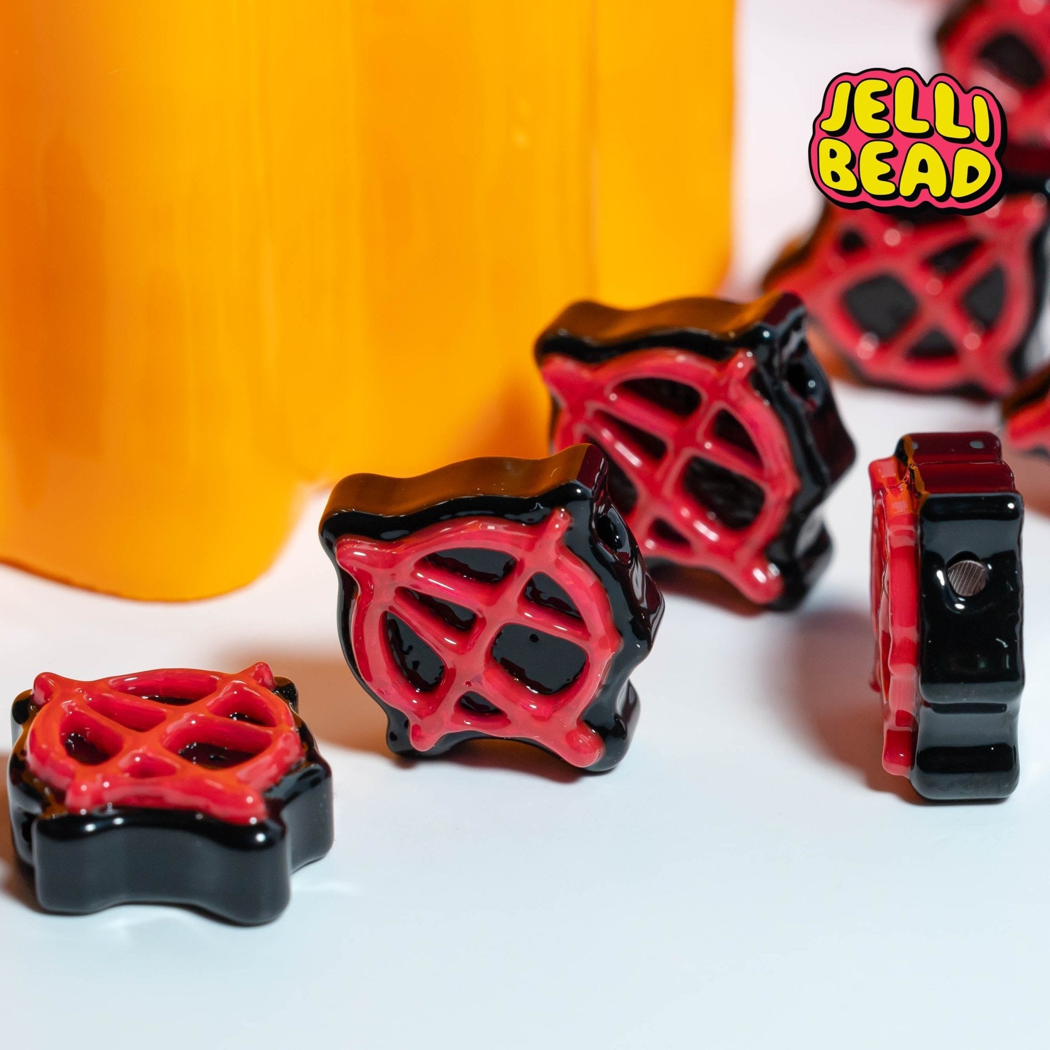 Anarchy Symbol Beads - Jelli Bead Kandi Beads