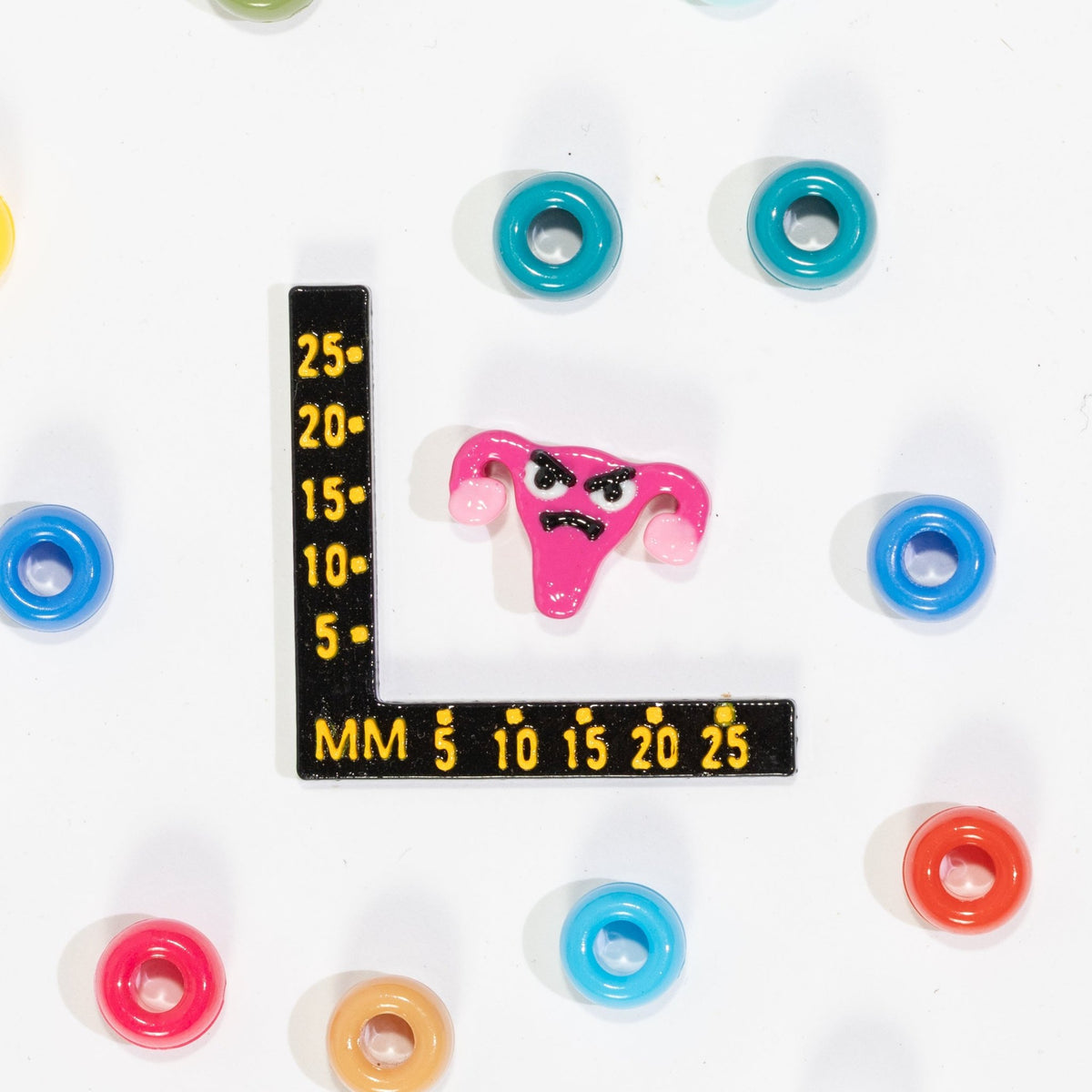 Angry Uterus Beads - Jelli Bead Kandi Beads