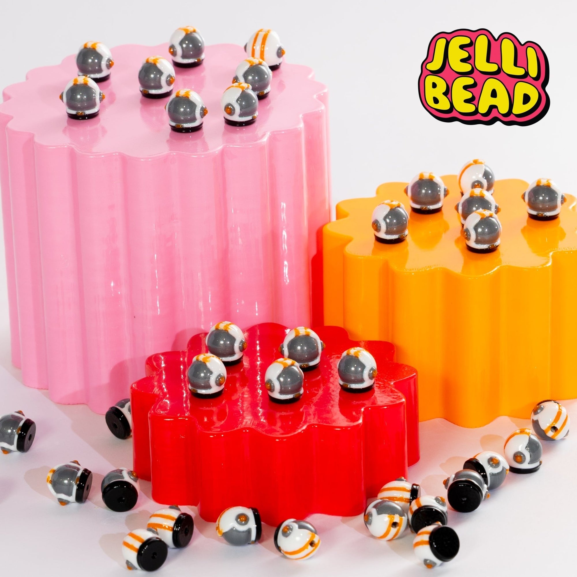Astronaut Helmet Beads - Jelli Bead Kandi Beads