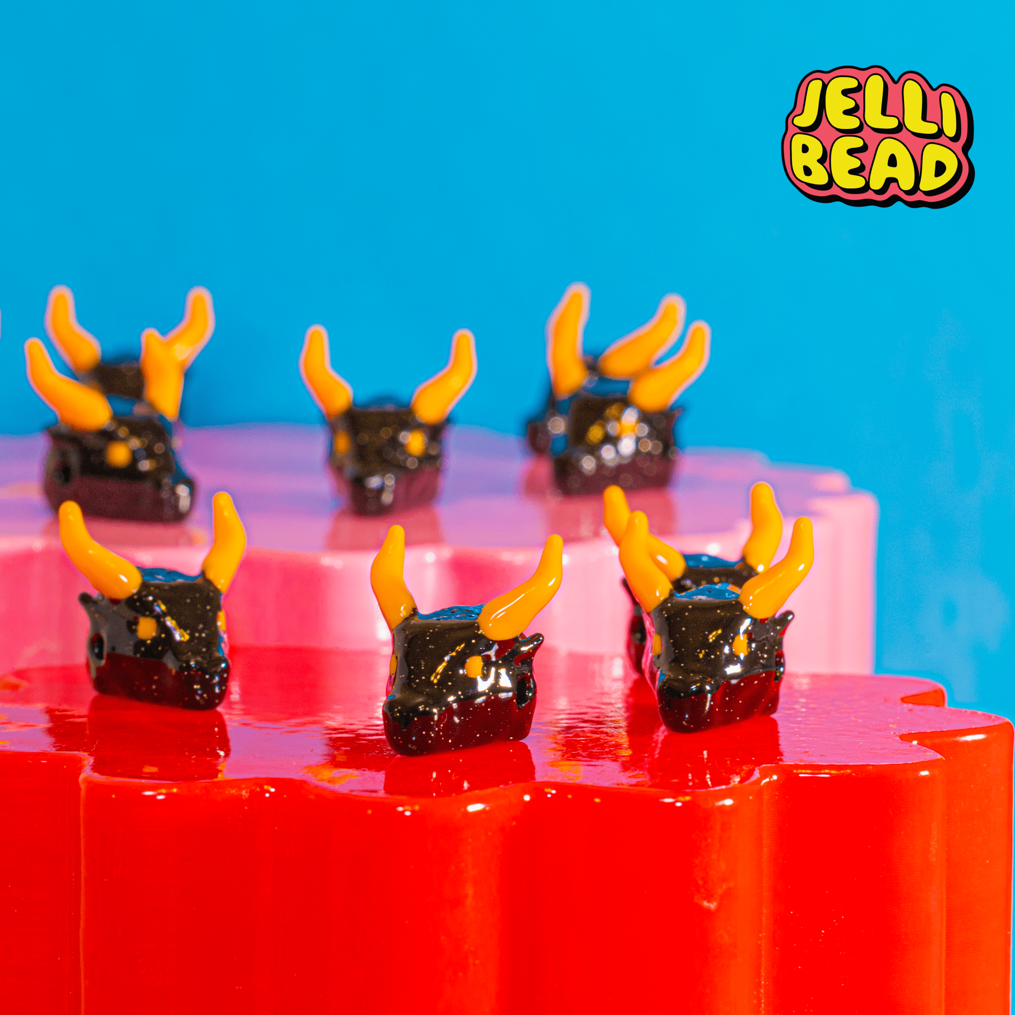 Baphomet Beads - Jelli Bead Kandi Beads