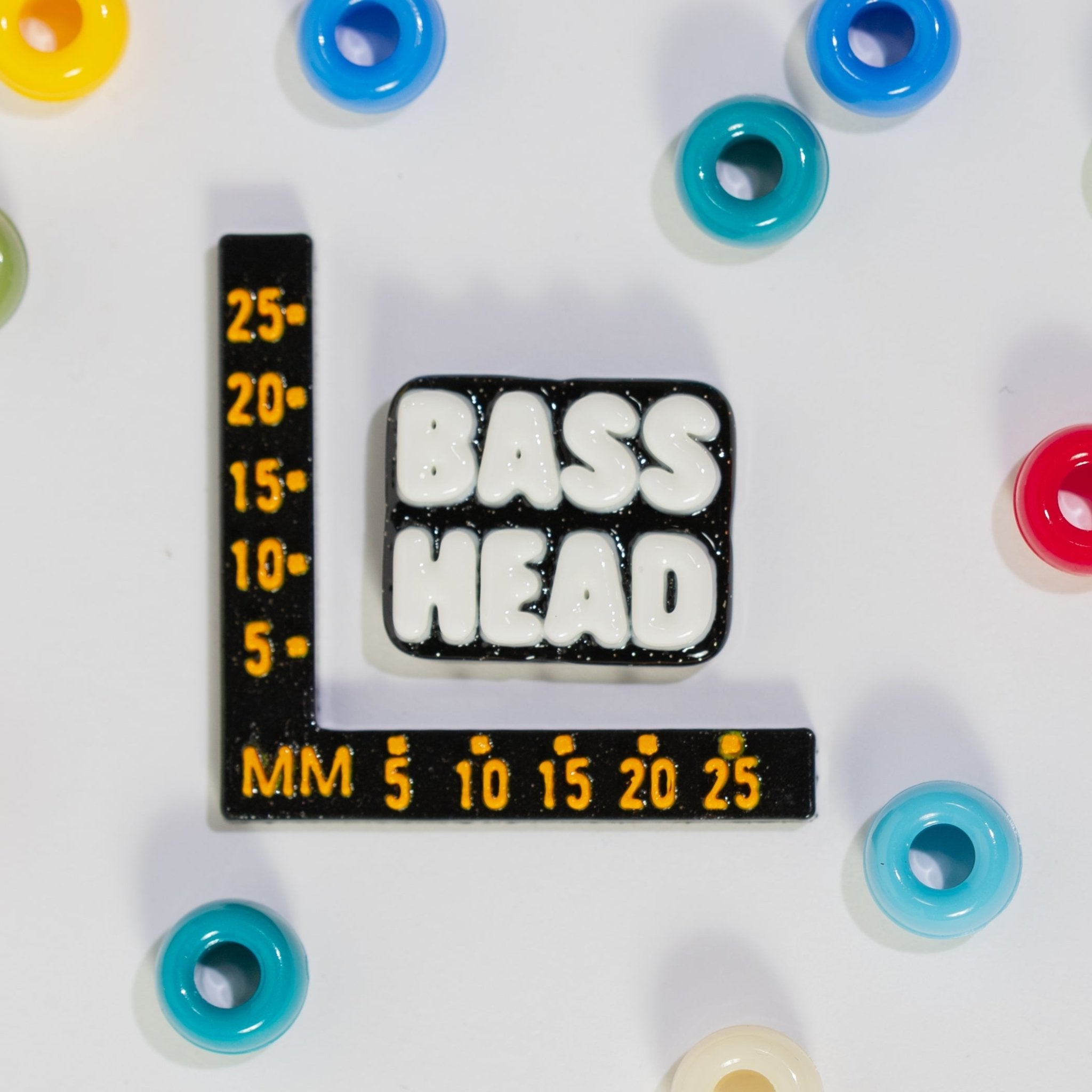 "Bass Head" Beads - Jelli Bead Kandi Beads