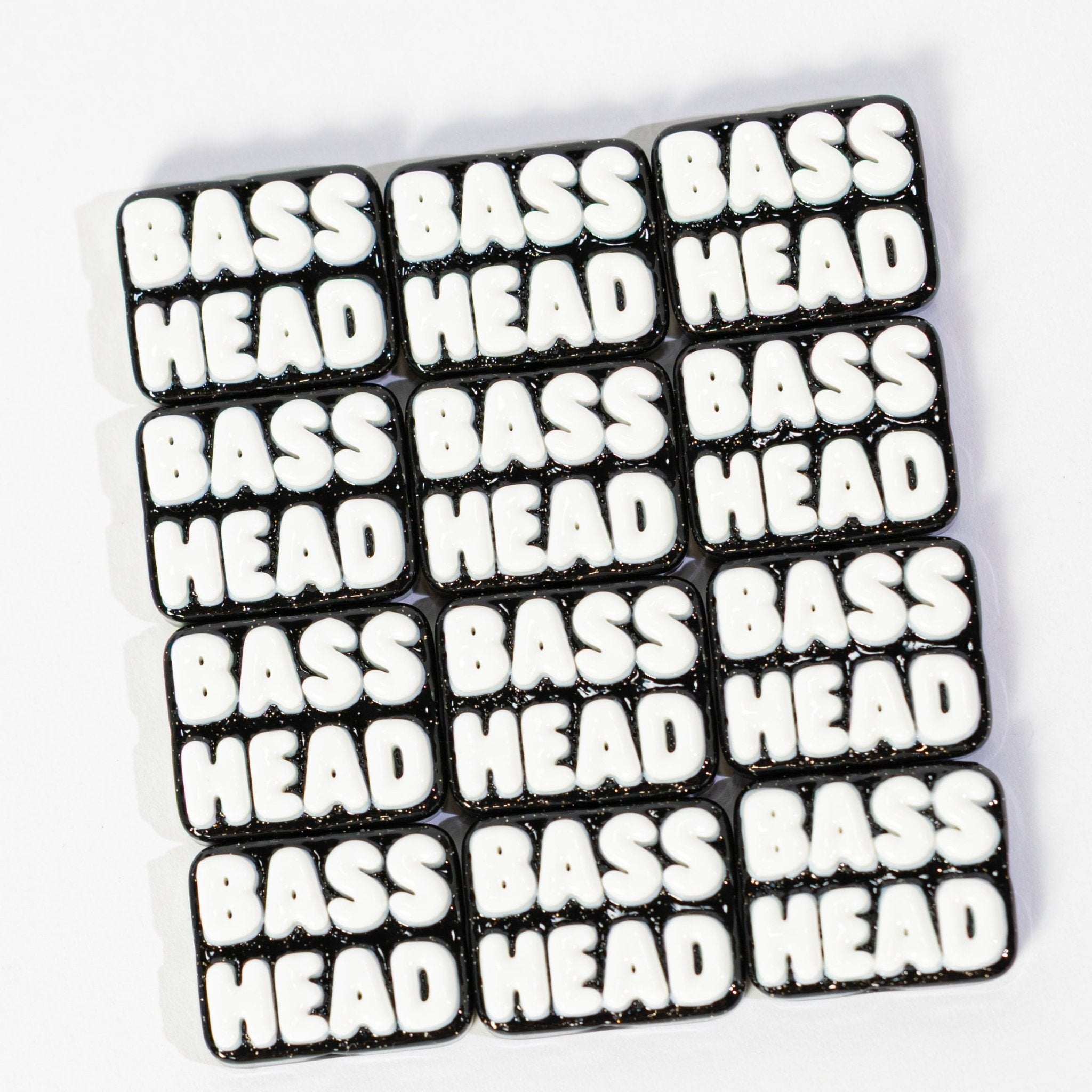 "Bass Head" Beads - Jelli Bead Kandi Beads