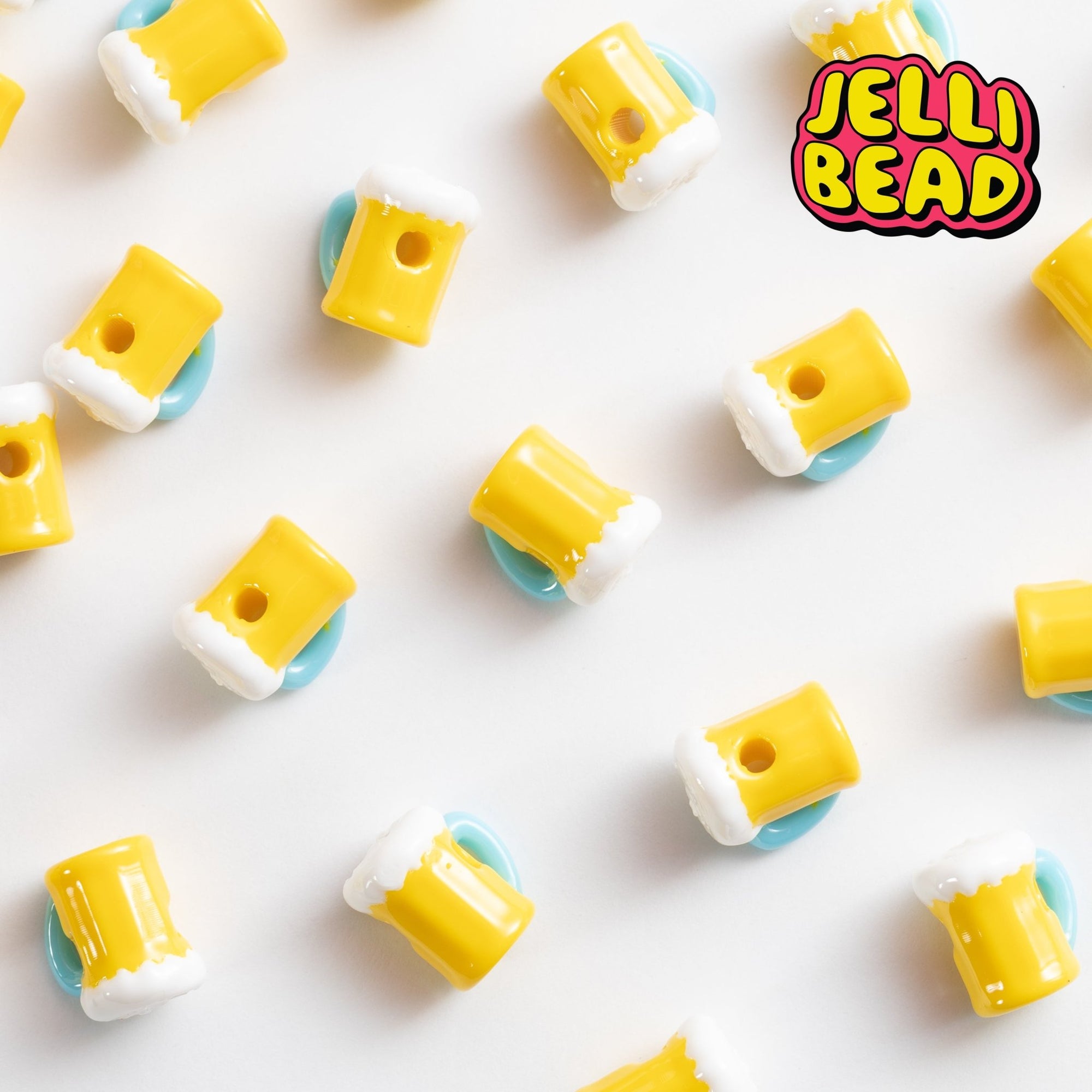 Beer Mug Beads - Jelli Bead Kandi Beads