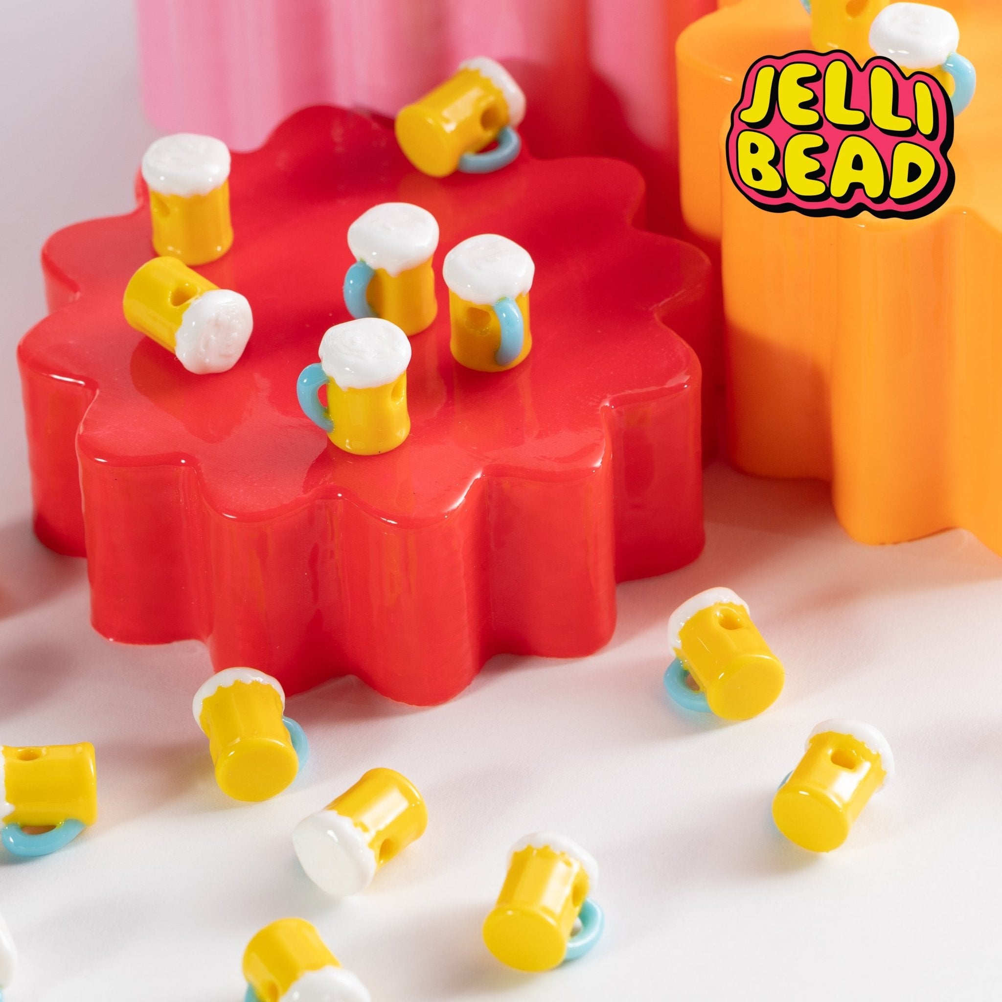 Beer Mug Beads - Jelli Bead Kandi Beads