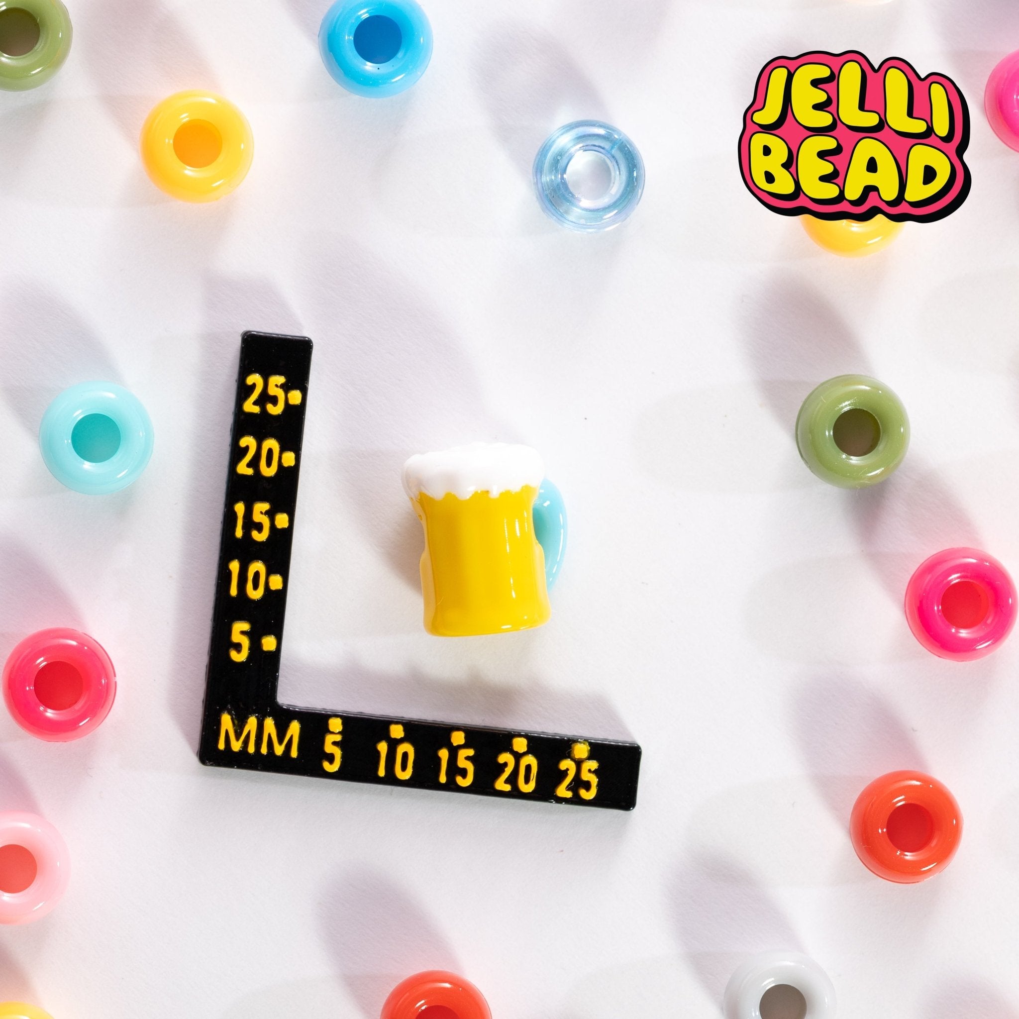 Beer Mug Beads - Jelli Bead Kandi Beads