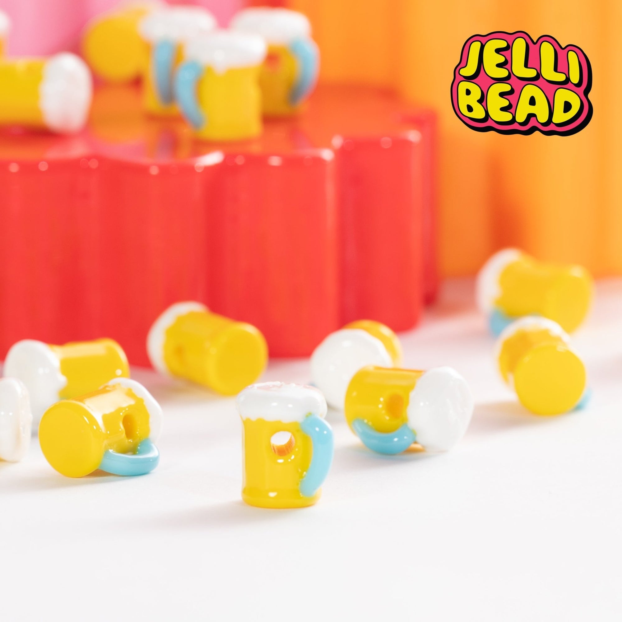 Beer Mug Beads - Jelli Bead Kandi Beads