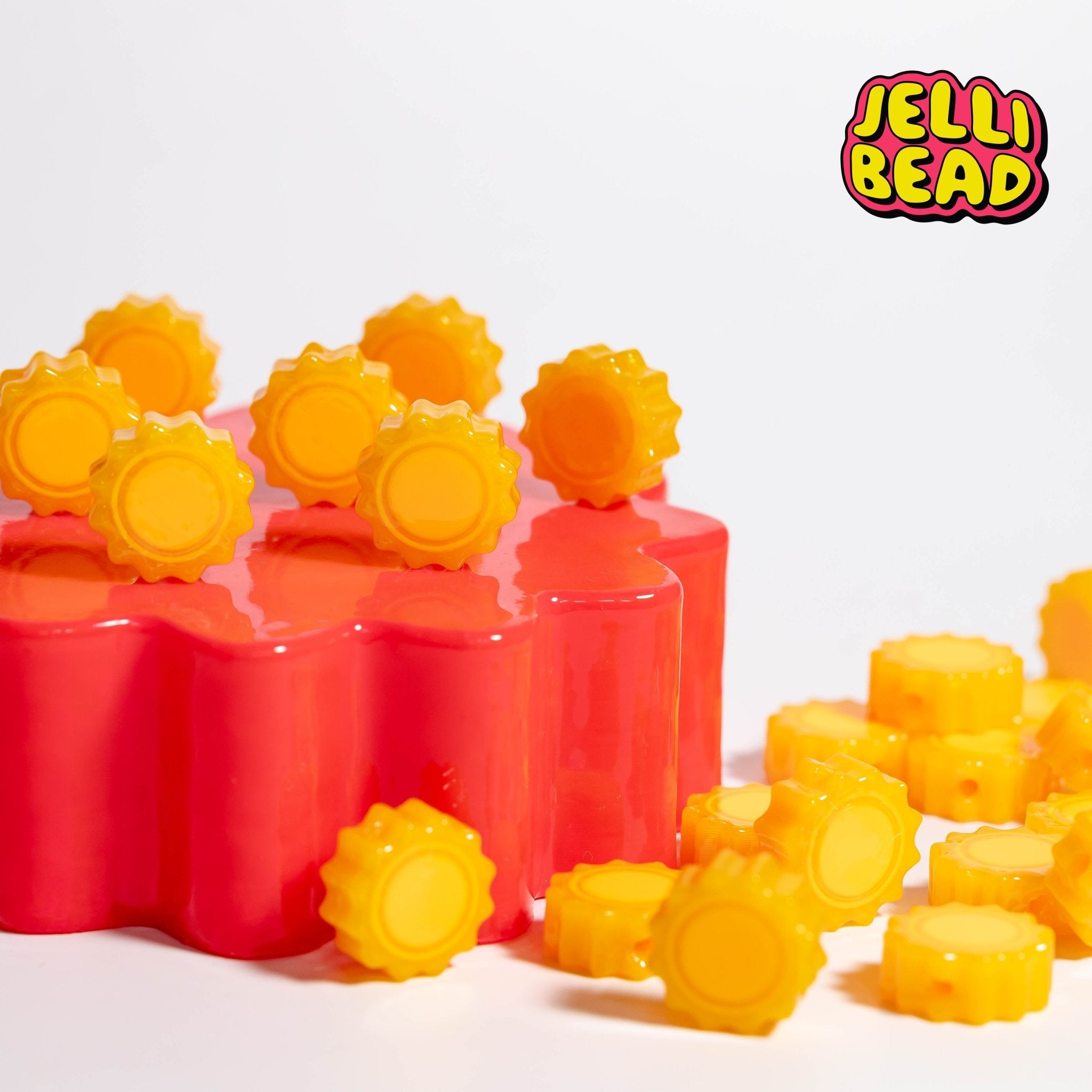 Blacklight Sun Beads - Jelli Bead Kandi Beads