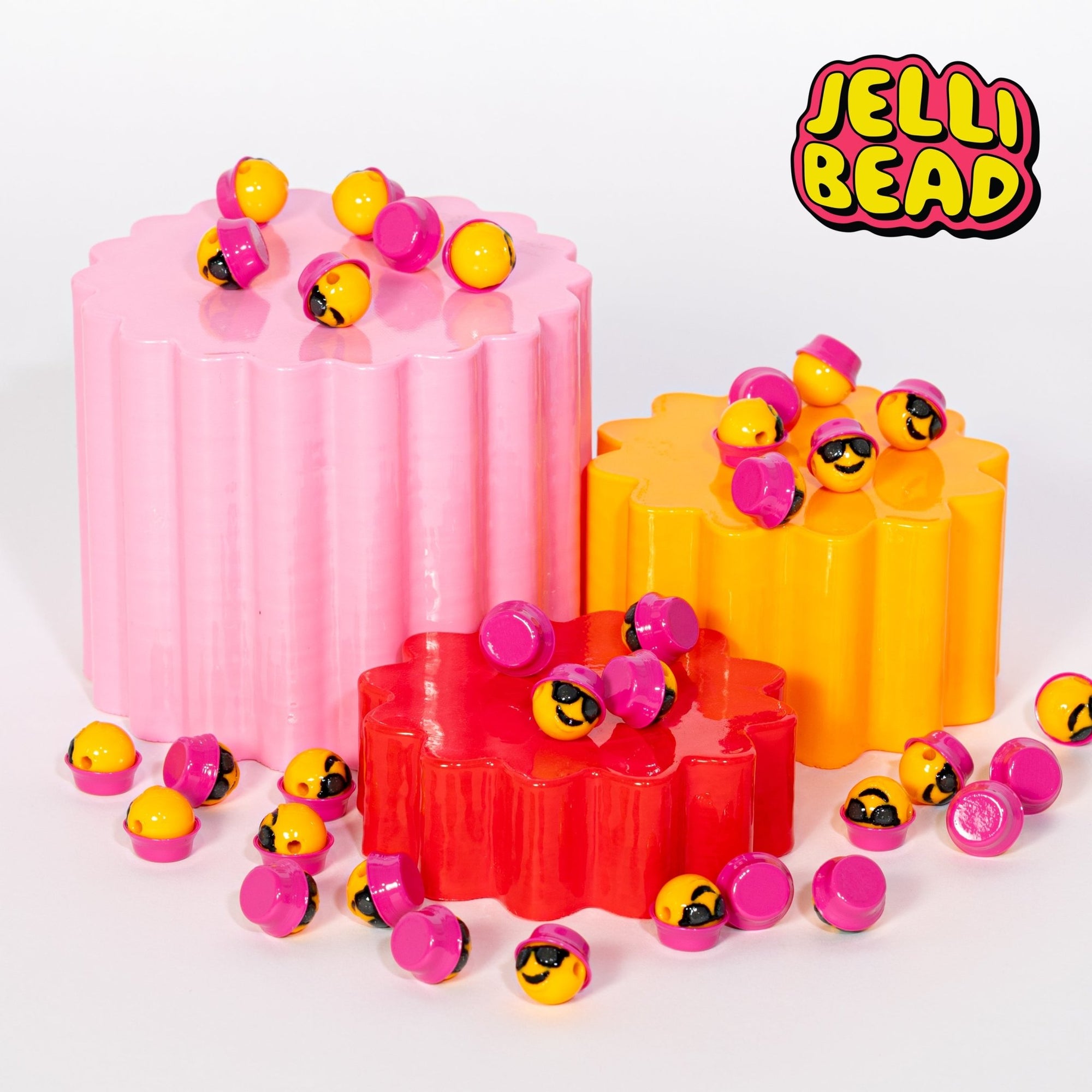 Bucket Head Beads - Jelli Bead Kandi Beads