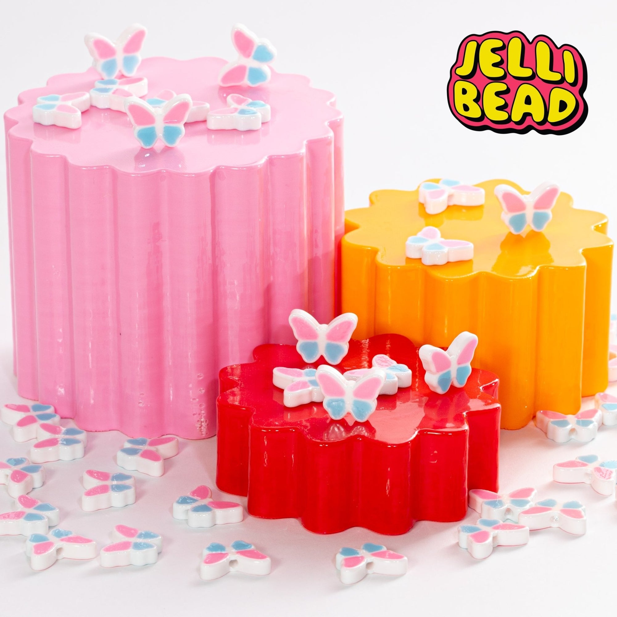Butterfly Beads - Jelli Bead Kandi Beads