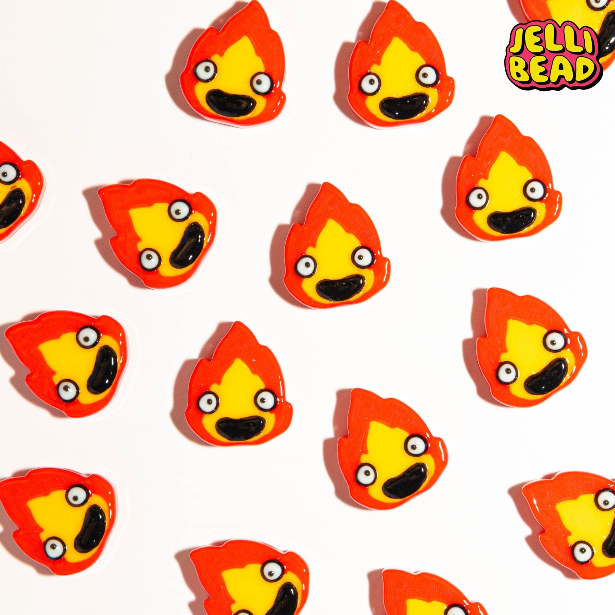 Calcifer Beads - Jelli Bead Kandi Beads