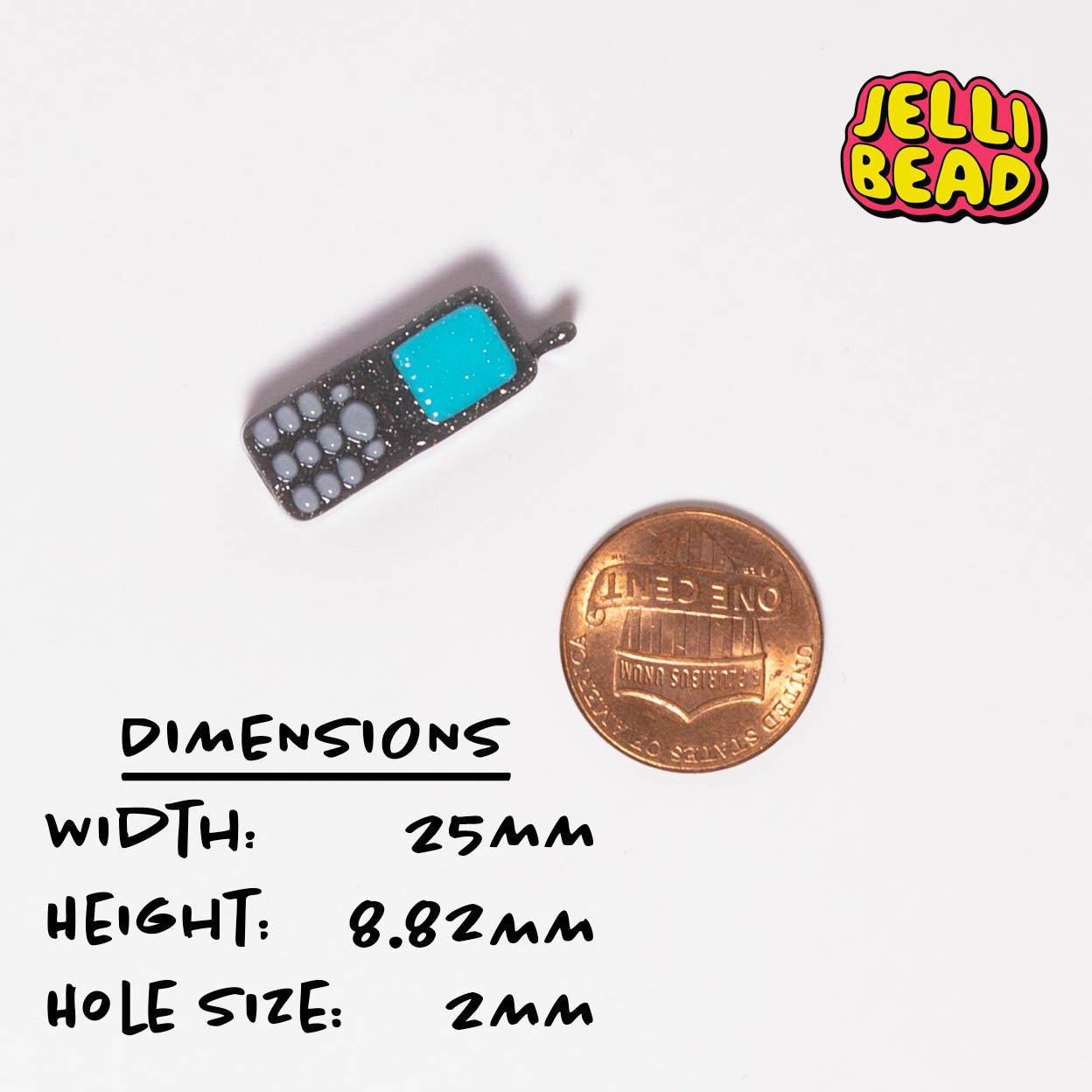 Cell Phone Beads - Jelli Bead Kandi Beads