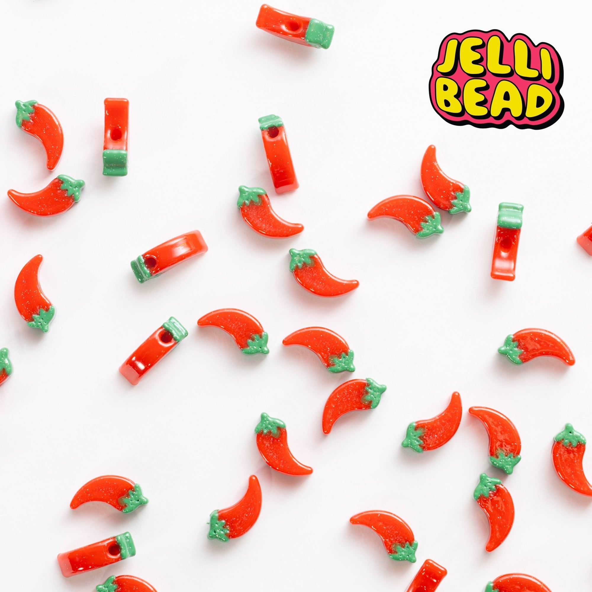 Chili Pepper Beads - Jelli Bead Kandi Beads