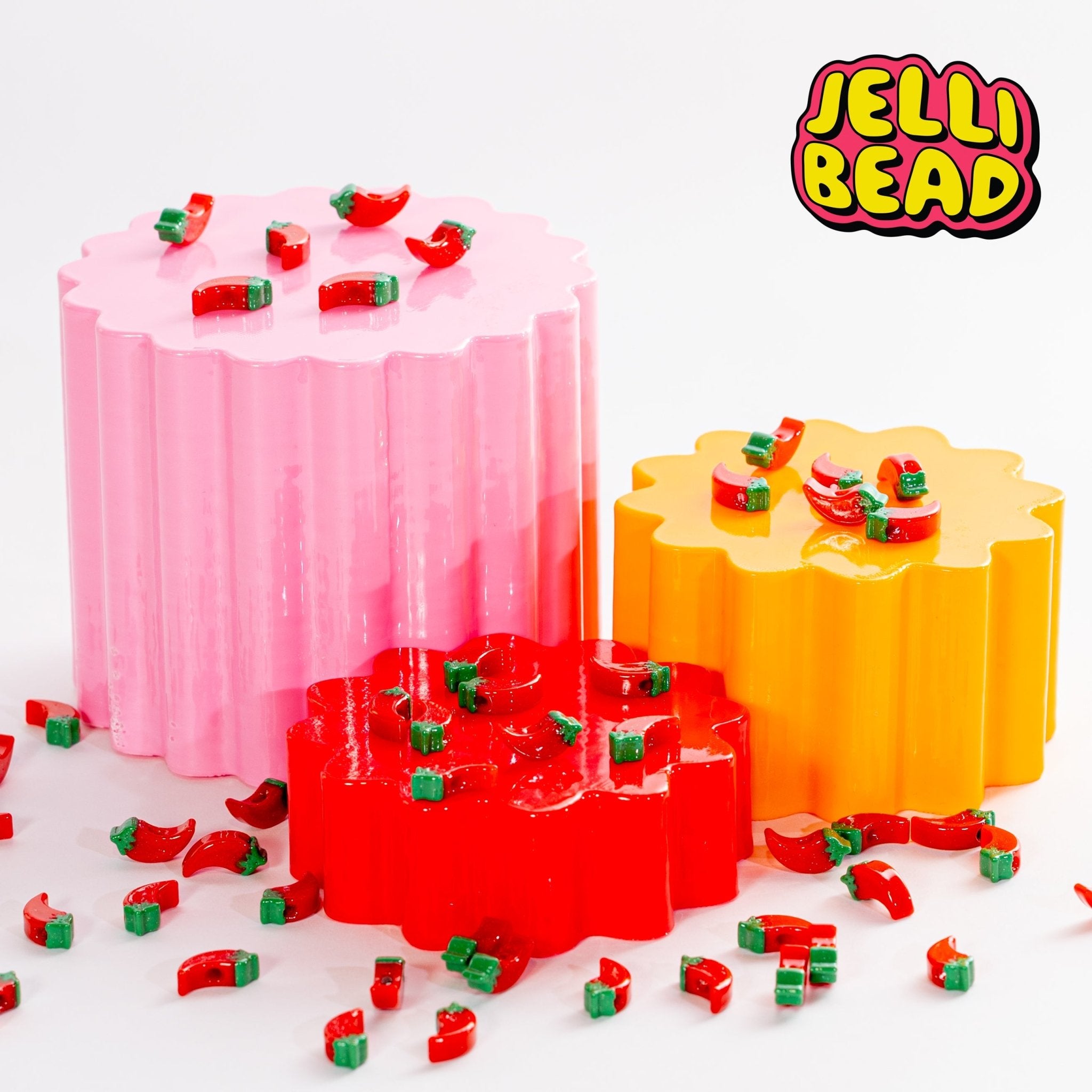 Chili Pepper Beads - Jelli Bead Kandi Beads