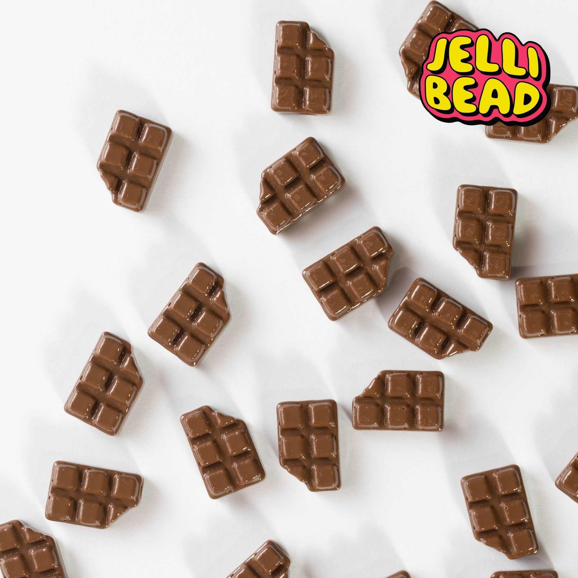 Chocolate Bar Beads - Jelli Bead Kandi Beads