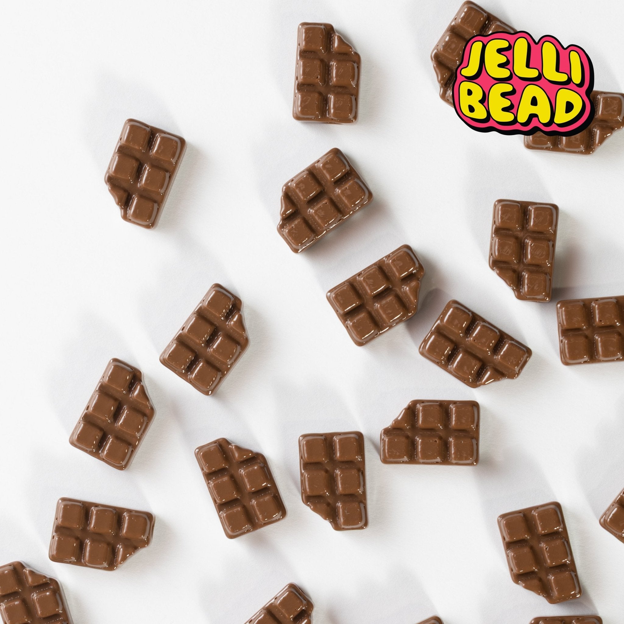 Chocolate Bar Beads - Jelli Bead Kandi Beads