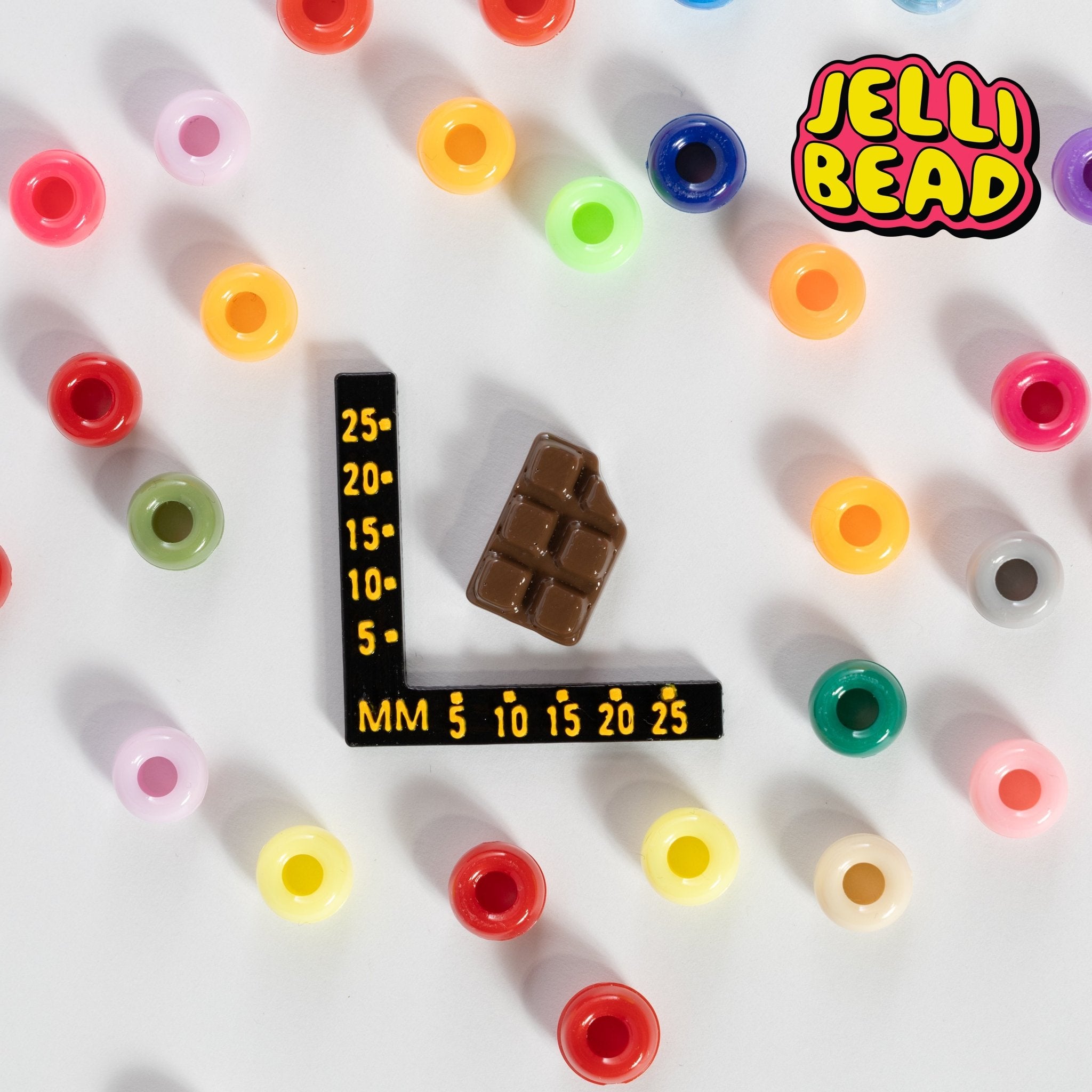 Chocolate Bar Beads - Jelli Bead Kandi Beads