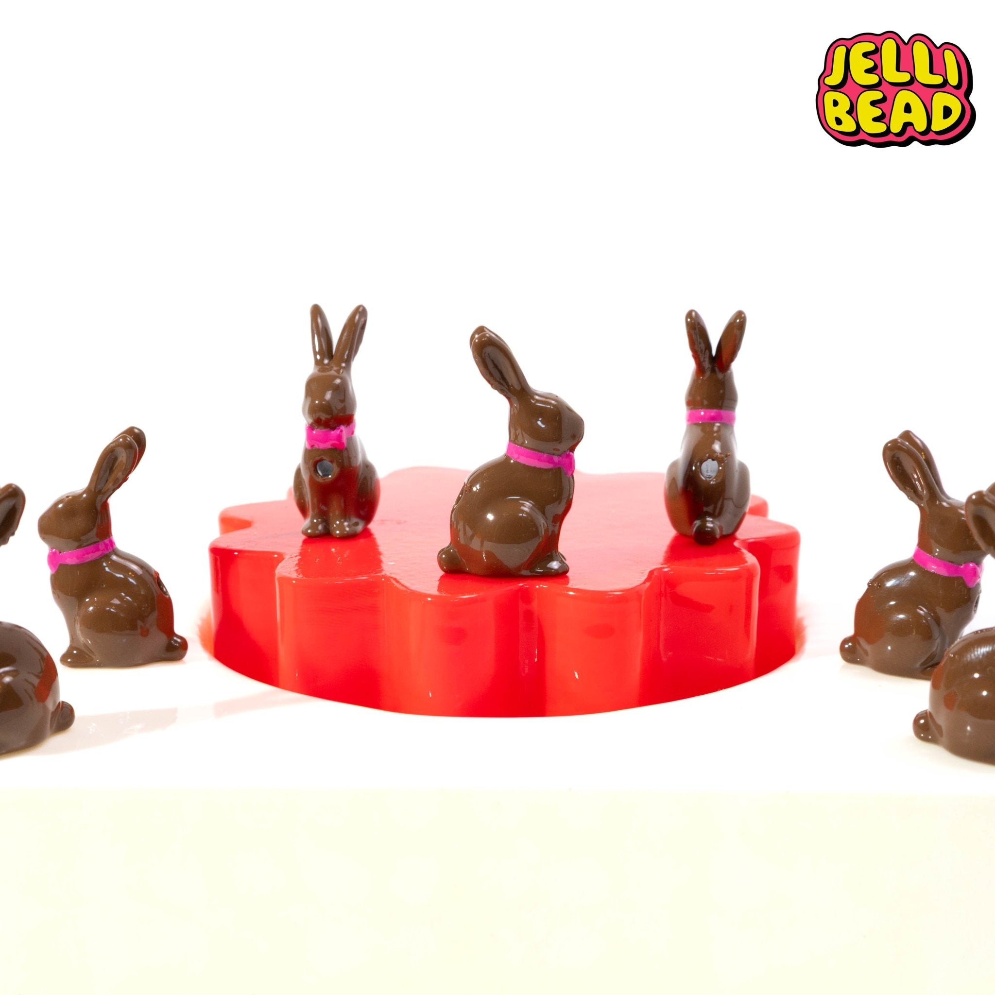 Chocolate Bunny Beads - Jelli Bead Kandi Beads