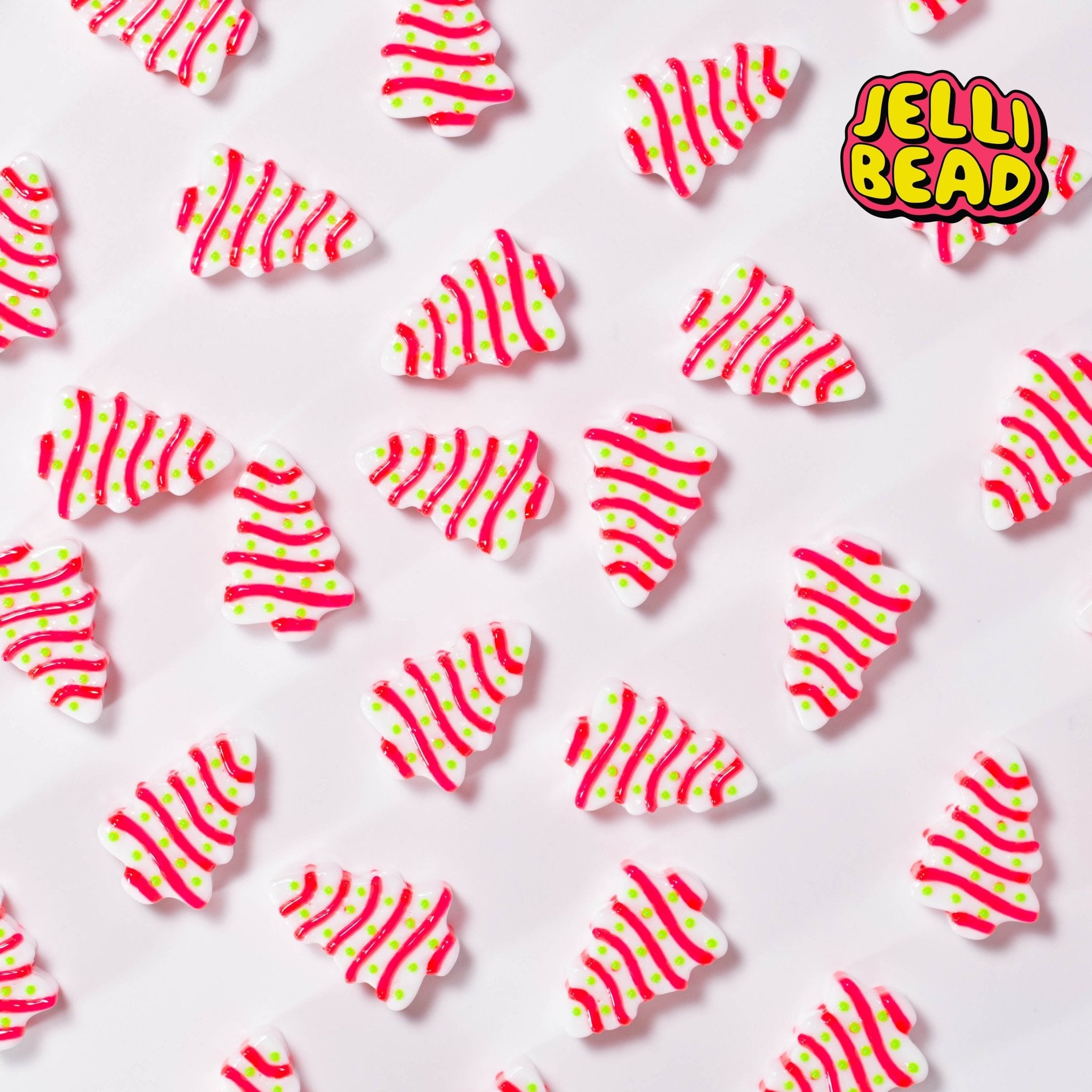 Christmas Tree Cake Beads - Jelli Bead Kandi Beads