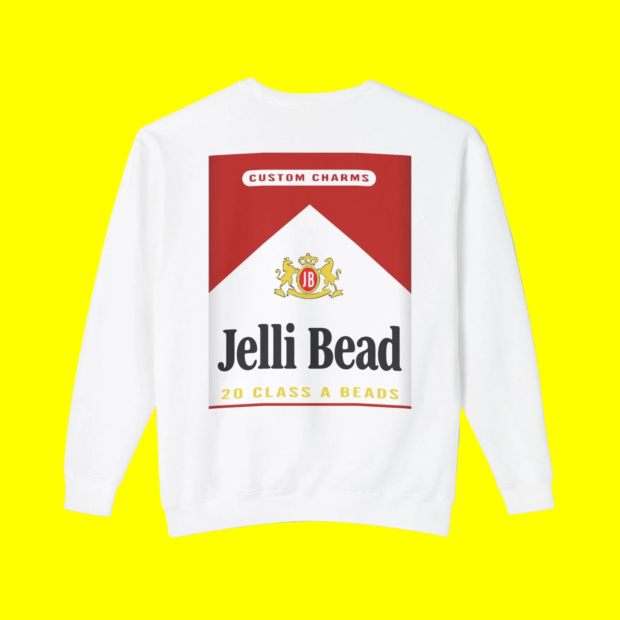 Ciggy Pack Crewneck Sweatshirt - Jelli Bead Kandi Beads