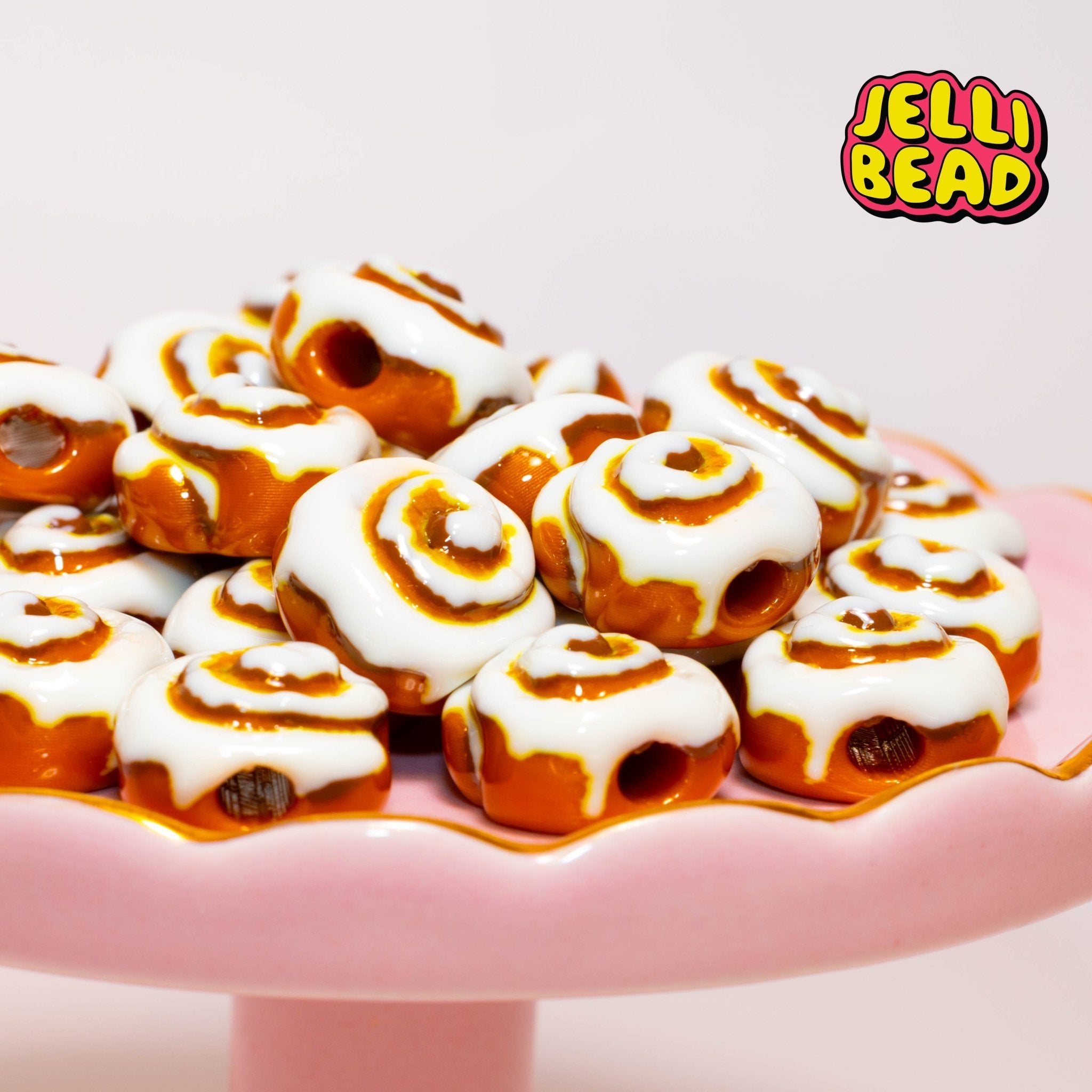 Cinnamon Roll Beads - Jelli Bead Kandi Beads