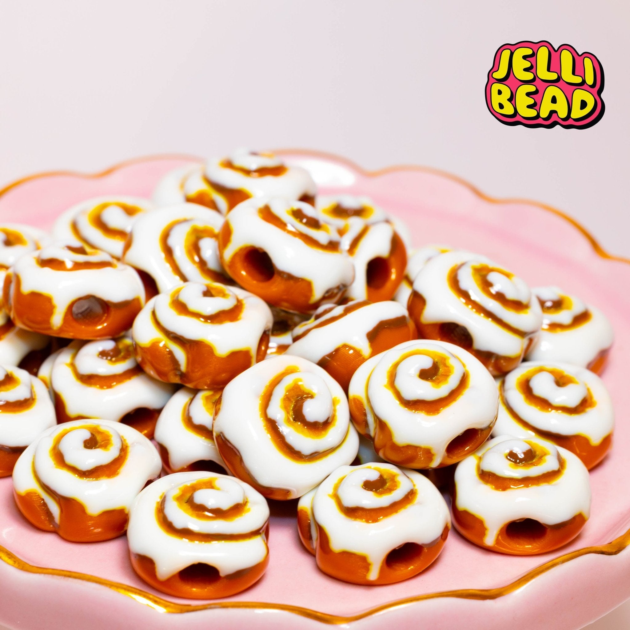 Cinnamon Roll Beads - Jelli Bead Kandi Beads
