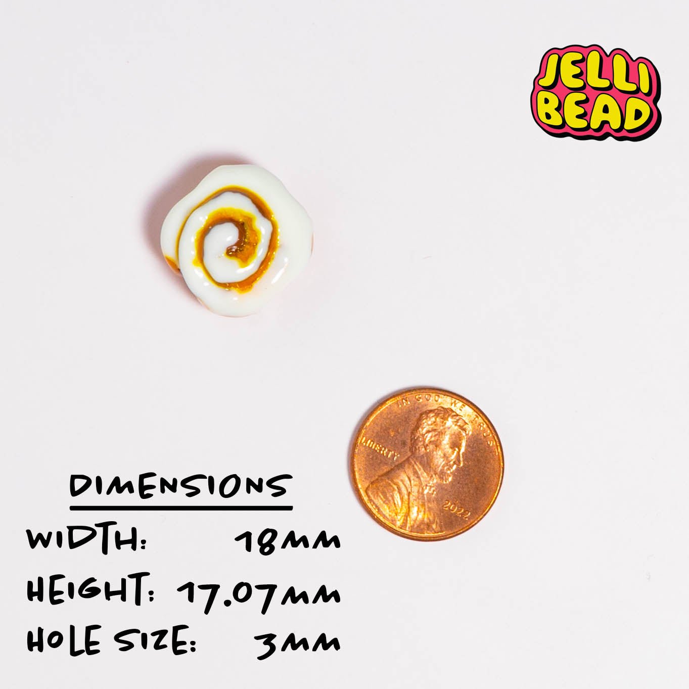 Cinnamon Roll Beads - Jelli Bead Kandi Beads