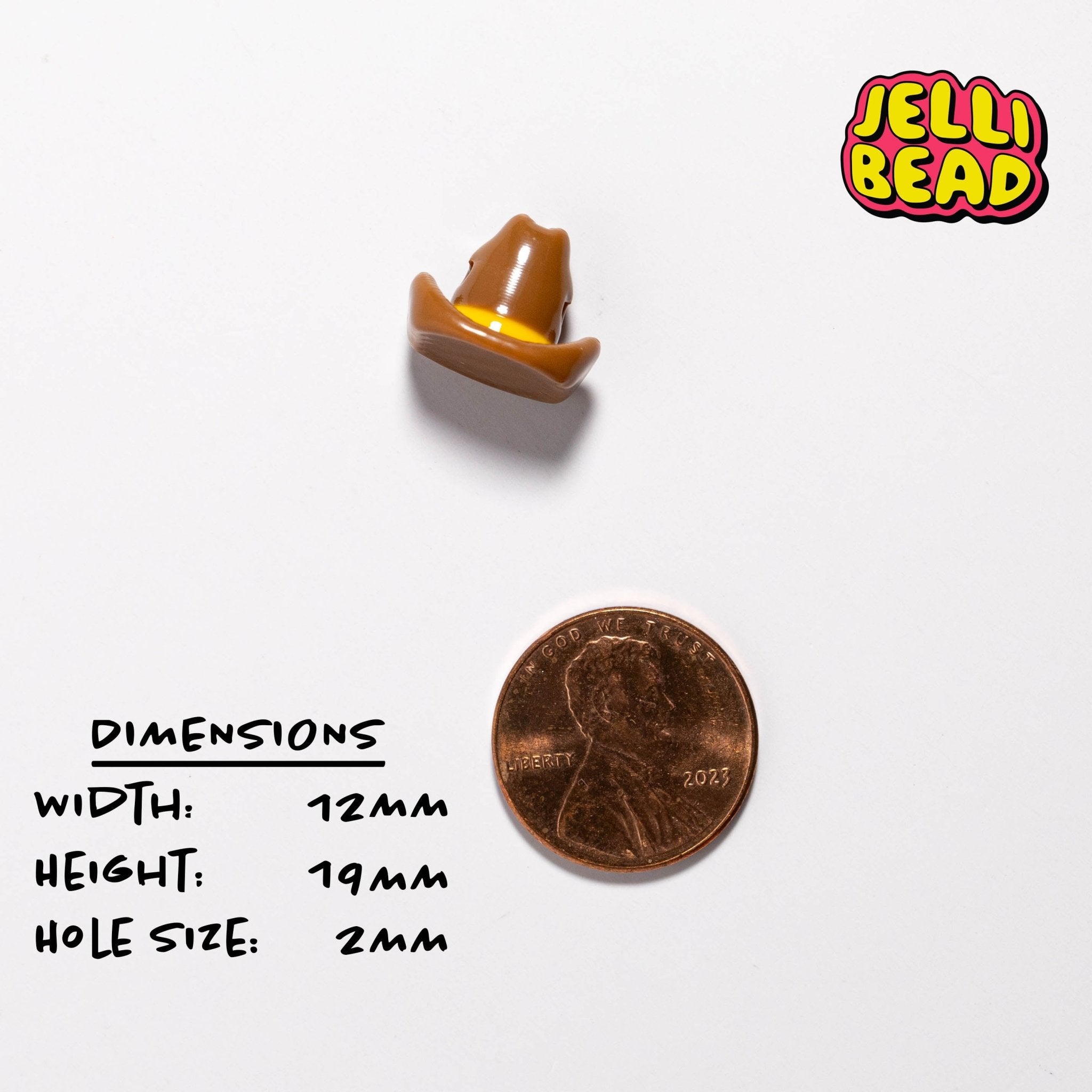 Cowboy Hat Beads - Jelli Bead Kandi Beads