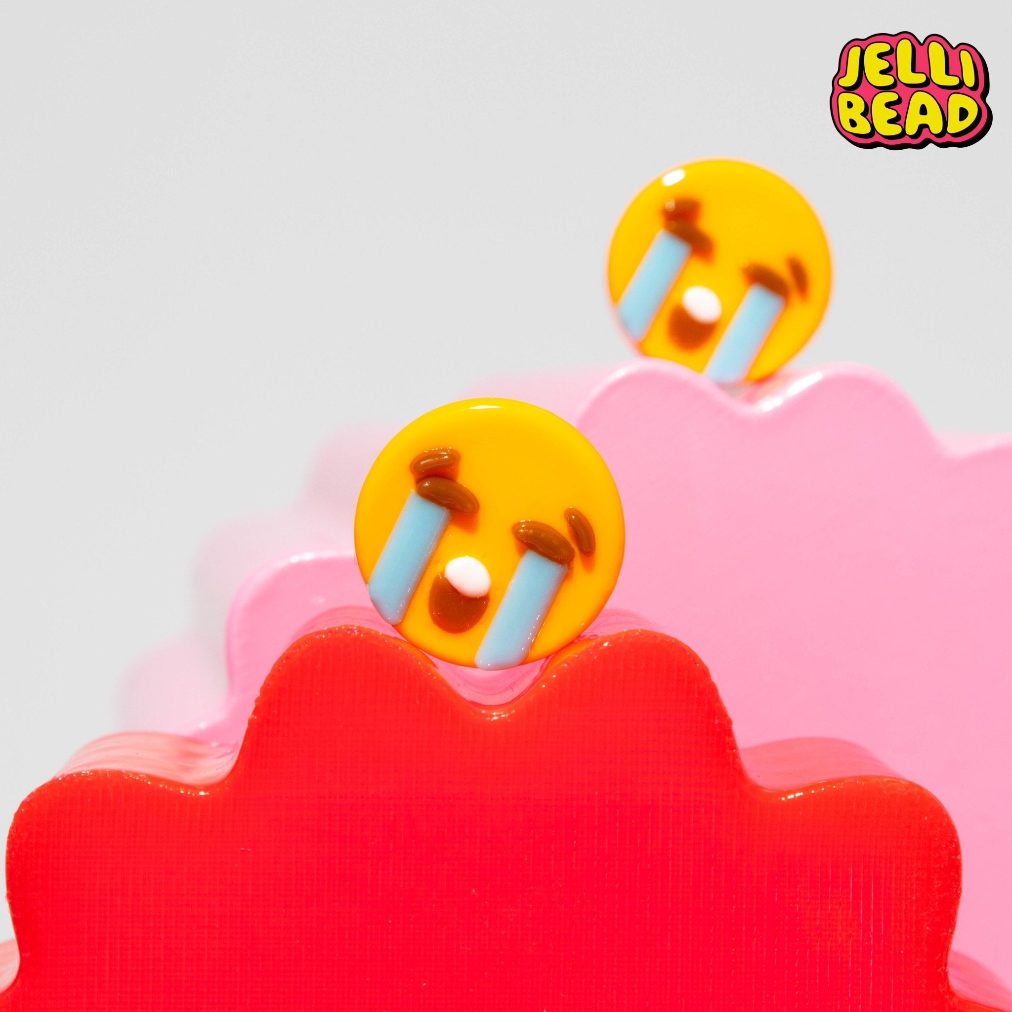 Crying Emoji Beads - Jelli Bead Kandi Beads
