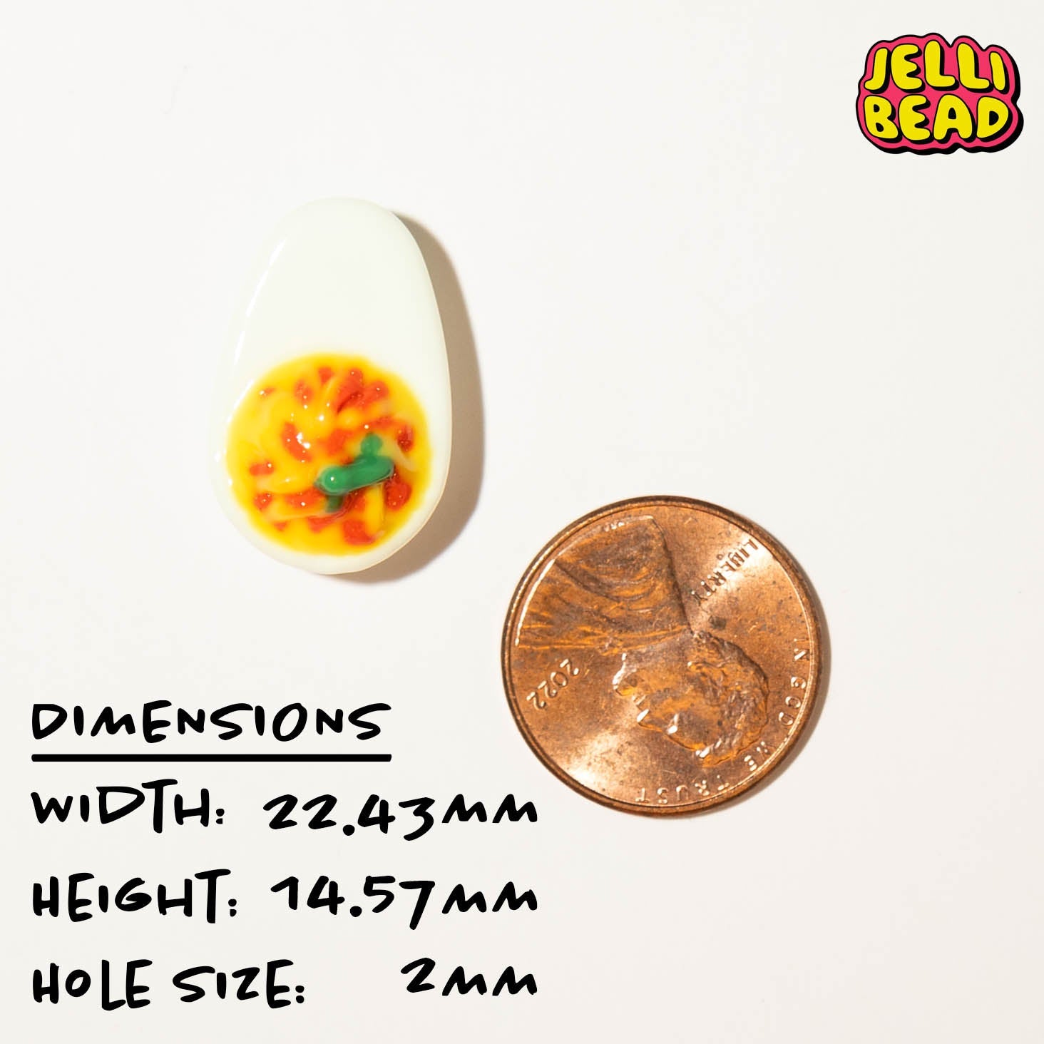 Deviled Egg Beads - Jelli Bead Kandi Beads