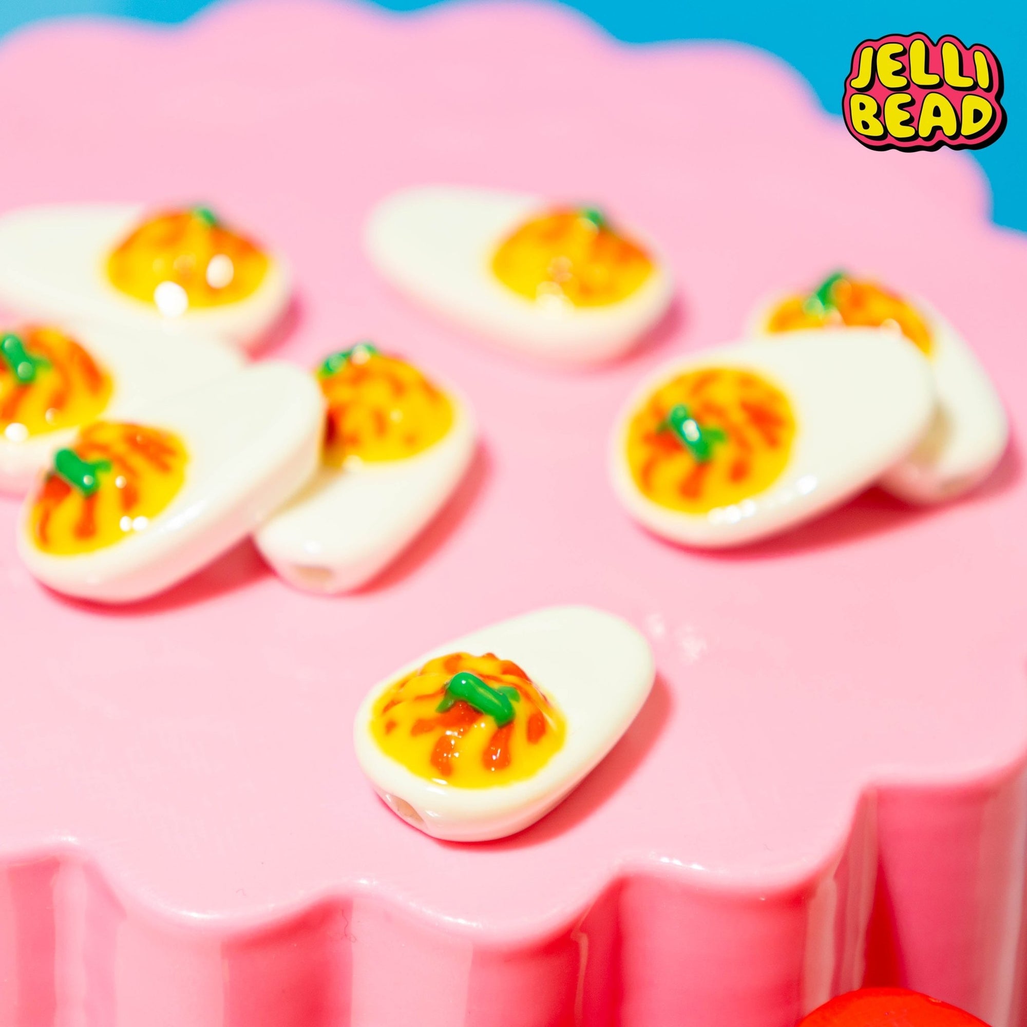 Deviled Egg Beads - Jelli Bead Kandi Beads