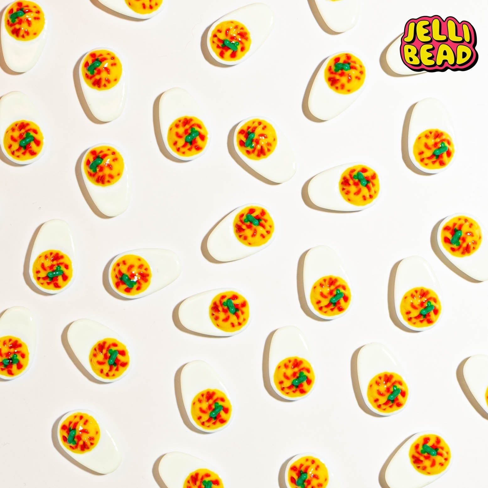 Deviled Egg Beads - Jelli Bead Kandi Beads