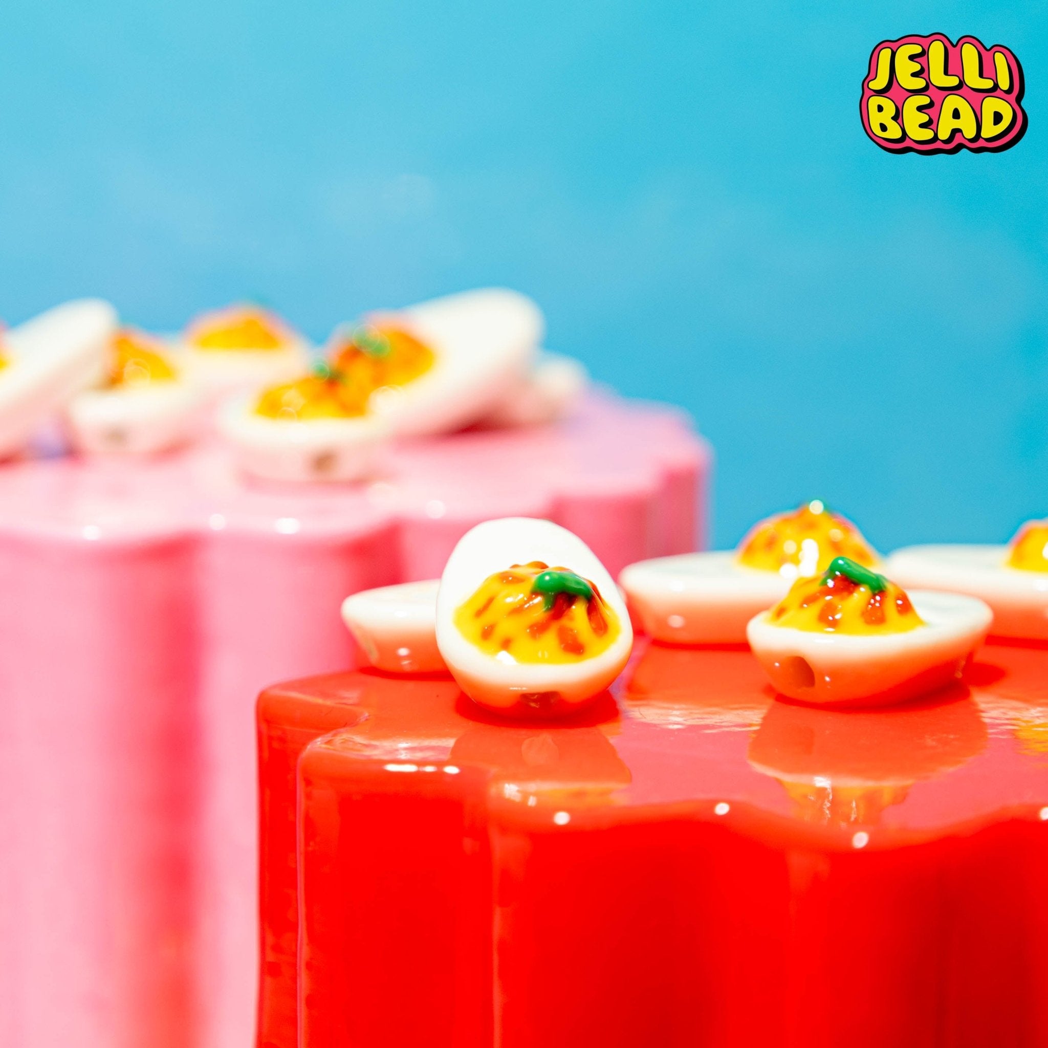 Deviled Egg Beads - Jelli Bead Kandi Beads