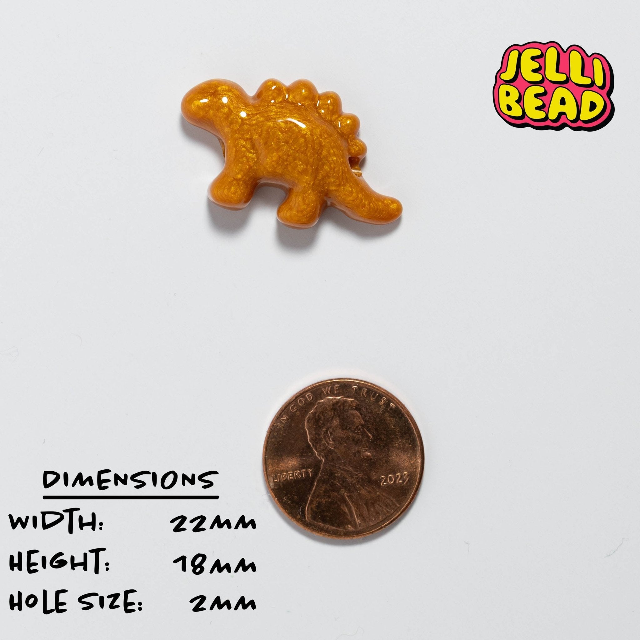 Dino Nugget Beads - Jelli Bead Kandi Beads