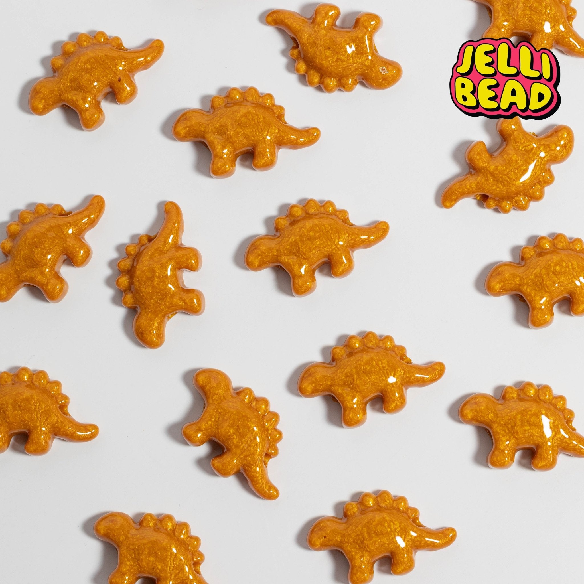 Dino Nugget Beads - Jelli Bead Kandi Beads