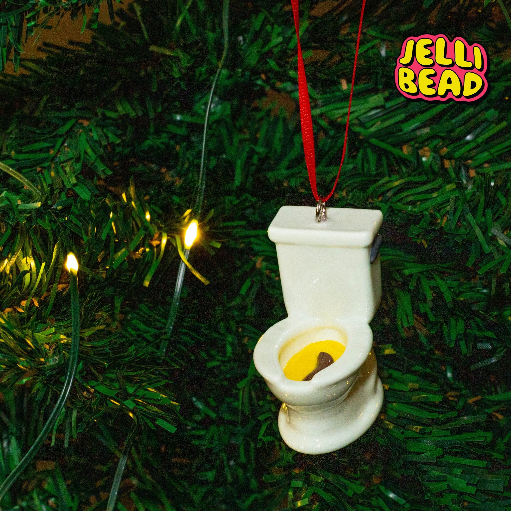 Dirty Toilet Ornament - Jelli Bead Kandi Beads