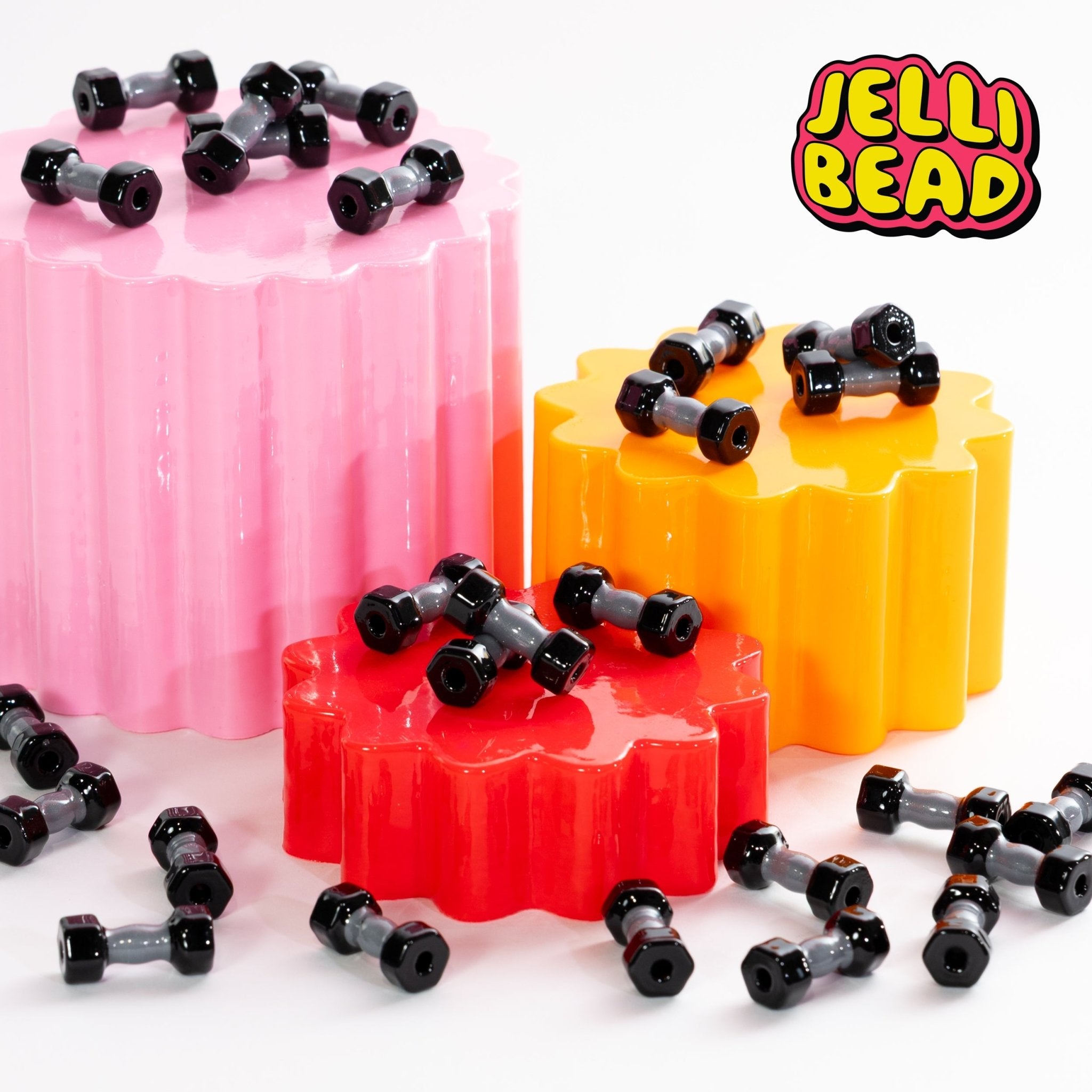 Dumbbell Beads - Jelli Bead Kandi Beads