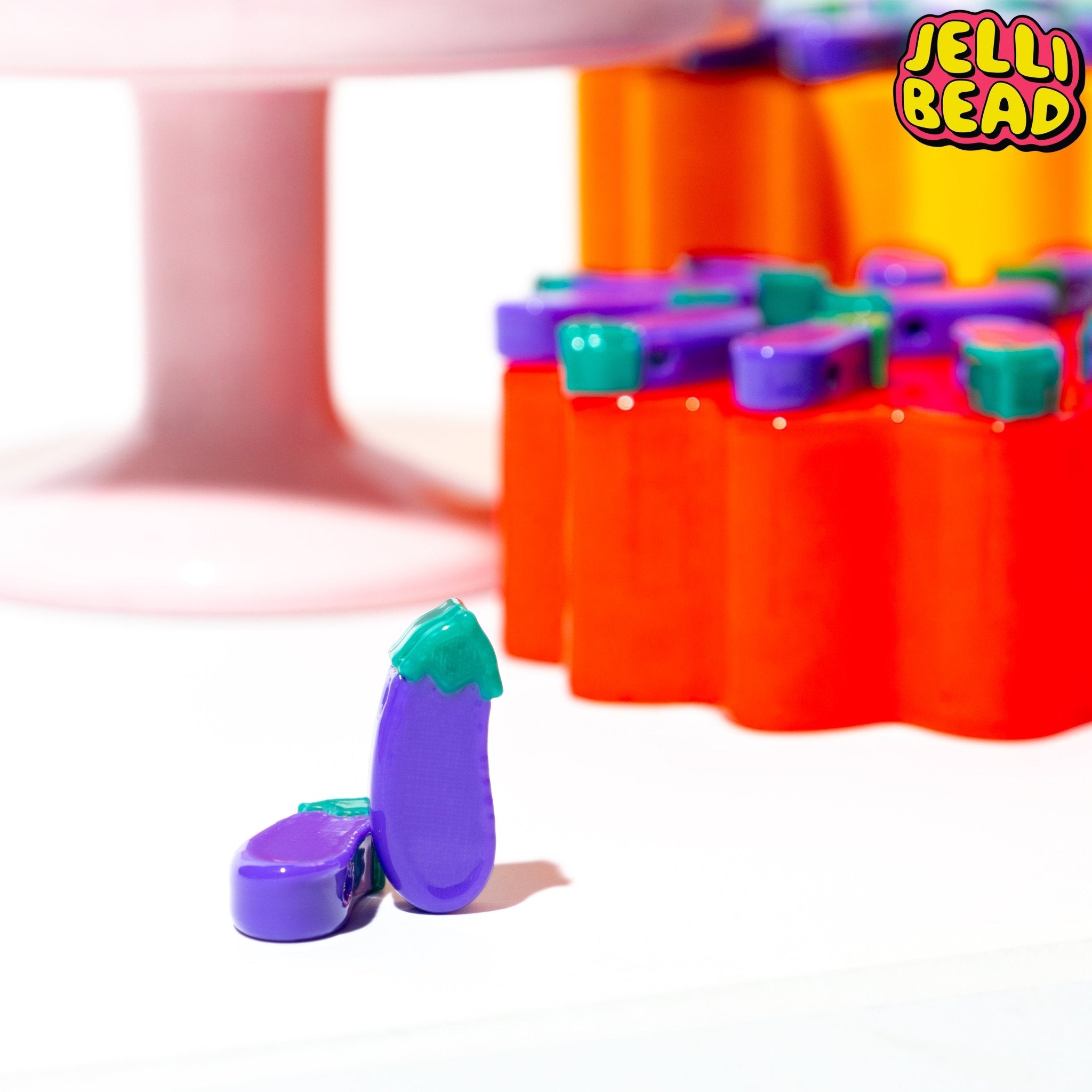 Eggplant Beads - Jelli Bead Kandi Beads