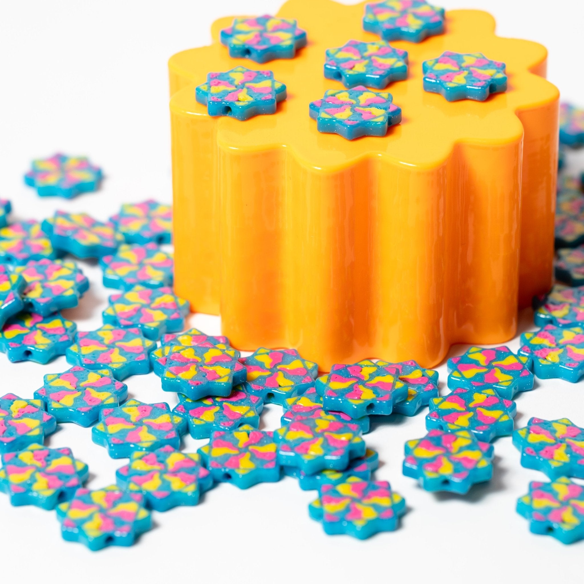 Flow Star Beads (JB x yourpixiedreamghoul) - Jelli Bead Kandi Beads