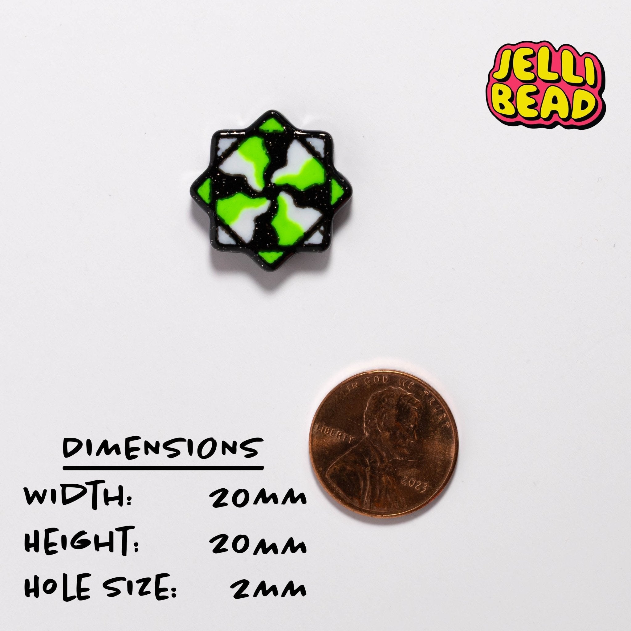 Flow Star Beads (JB x yourpixiedreamghoul) - Jelli Bead Kandi Beads